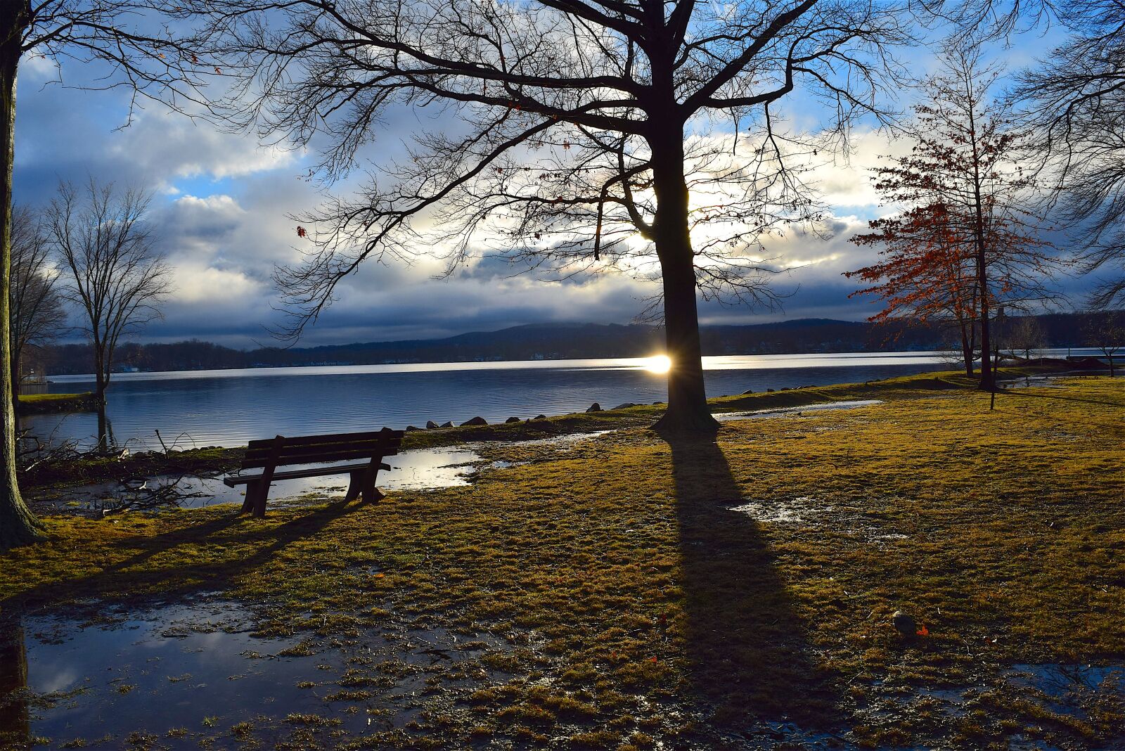Nikon D3300 sample photo. Sunset, lake, water photography
