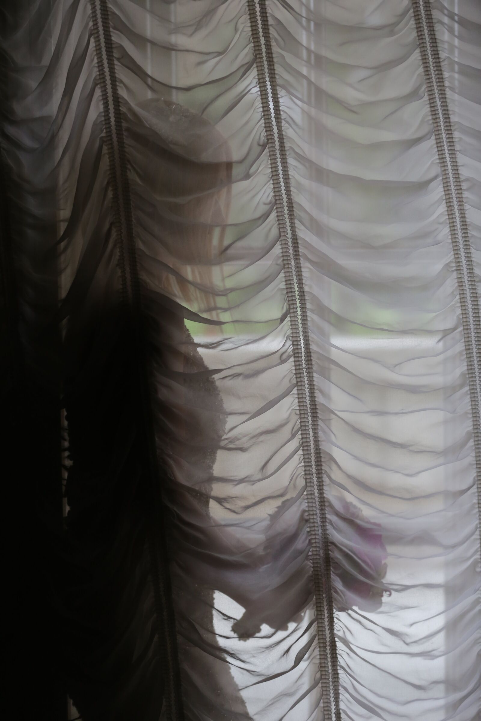 Canon EOS 5D Mark III sample photo. Bride, curtain, alone, pretty photography