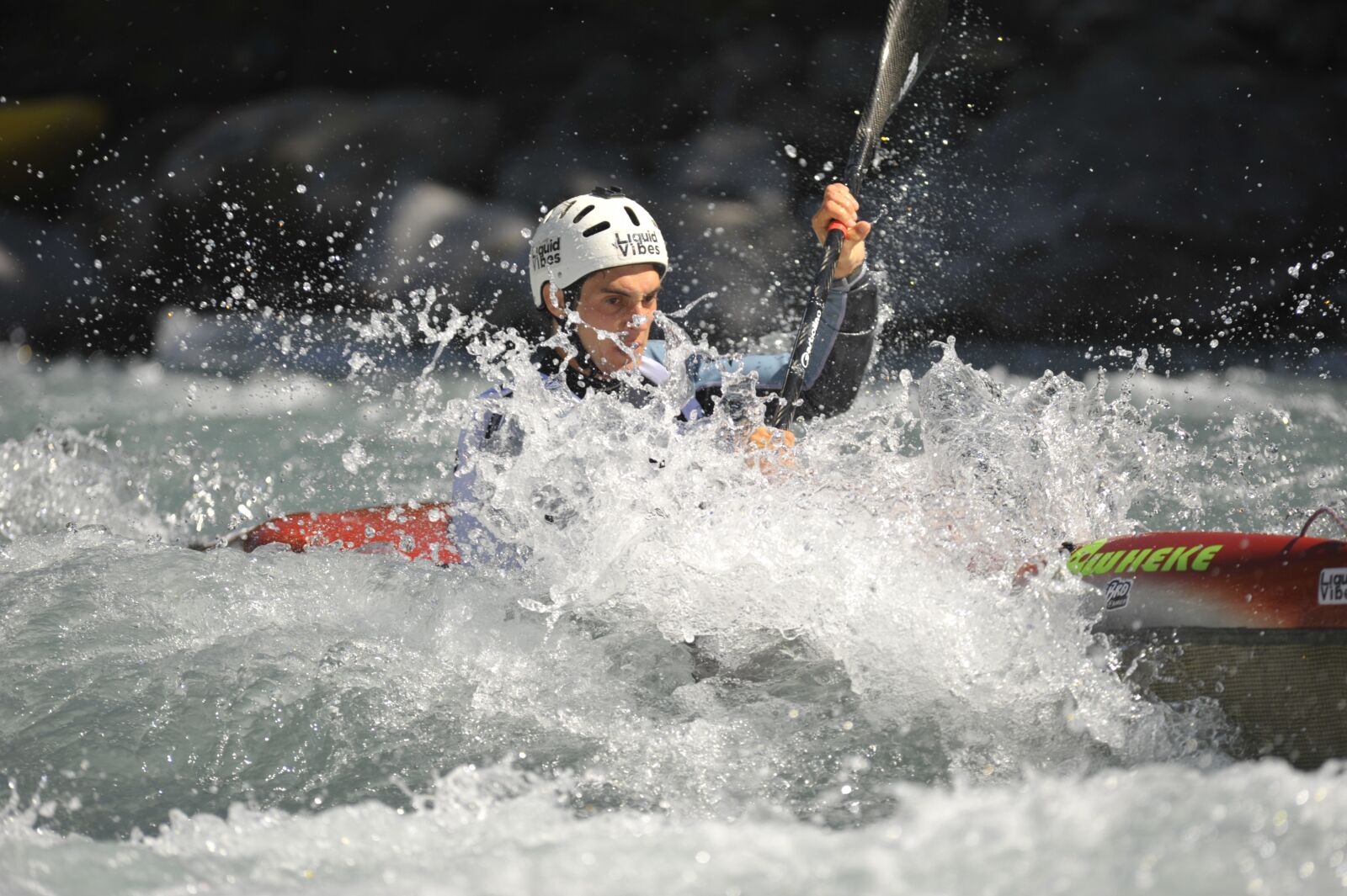 Nikon D700 sample photo. Kayak, canoe, ubaye photography