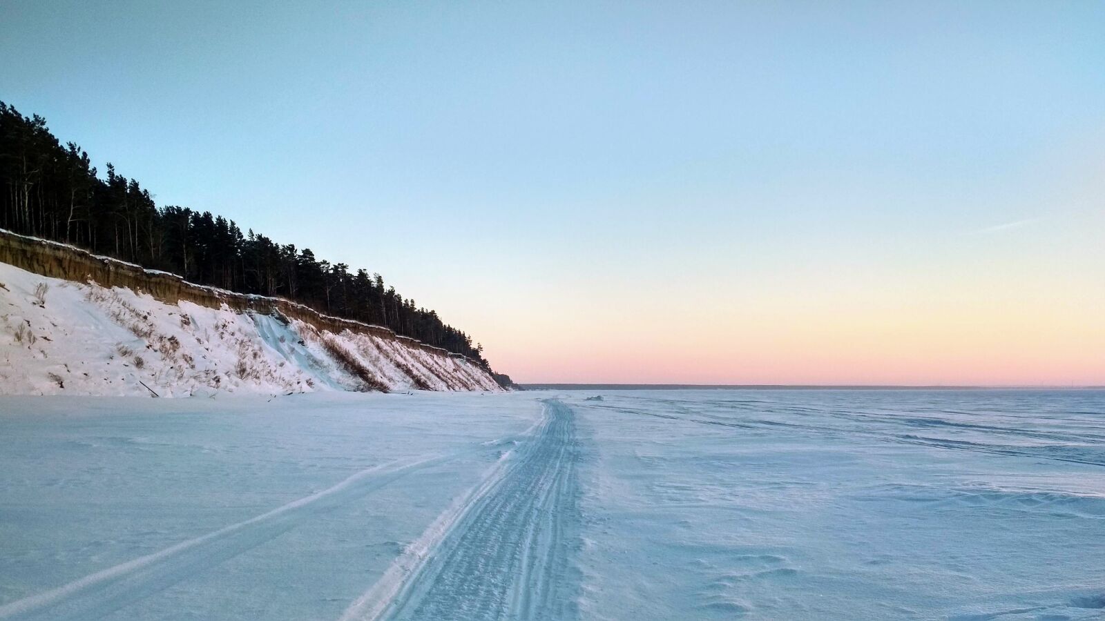 Xiaomi Redmi 4X sample photo. Snow, blue, ice photography