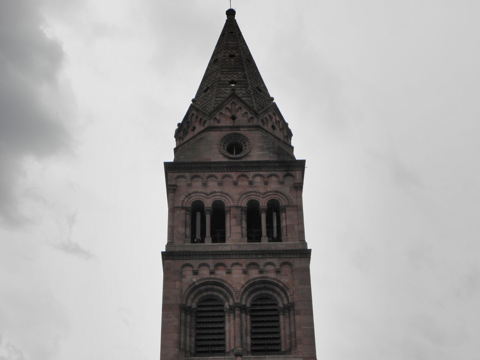 Olympus SP590UZ sample photo. Alsace, bell tower, sky photography