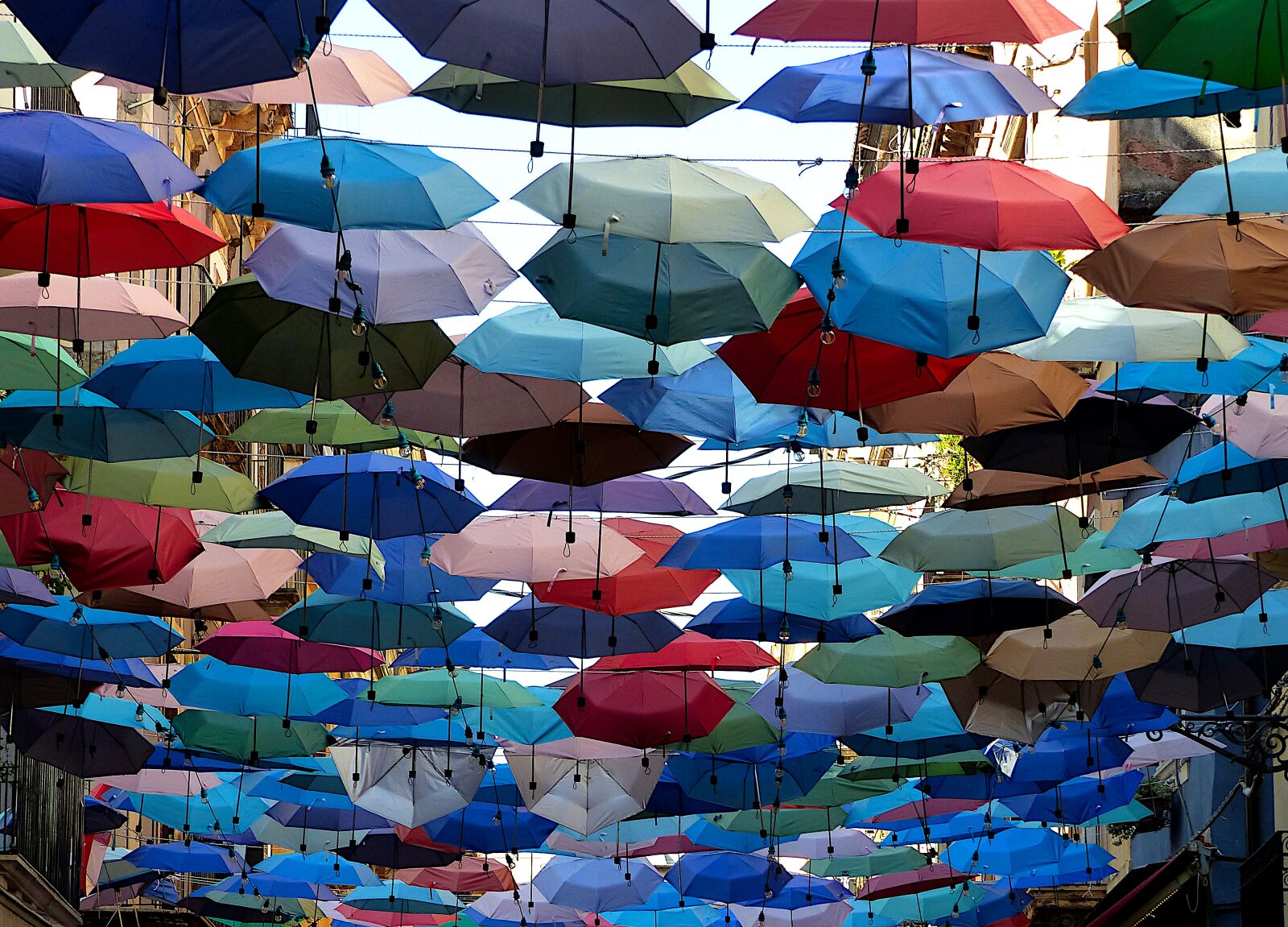 Panasonic Lumix DMC-FZ200 sample photo. Umbrellas, set designer, decoration photography