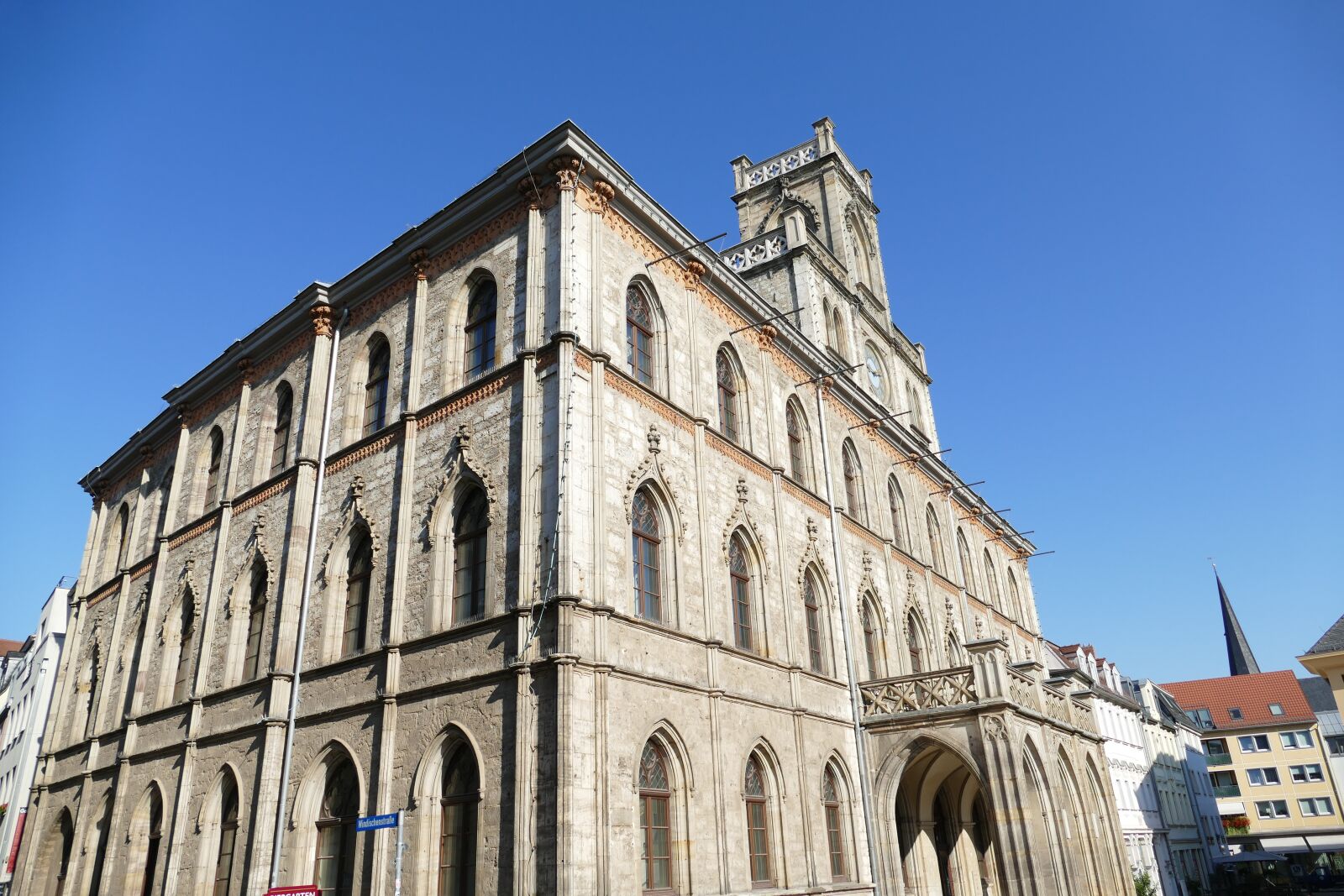Panasonic Lumix DMC-FZ1000 sample photo. Weimar, saxony-anhalt, town hall photography