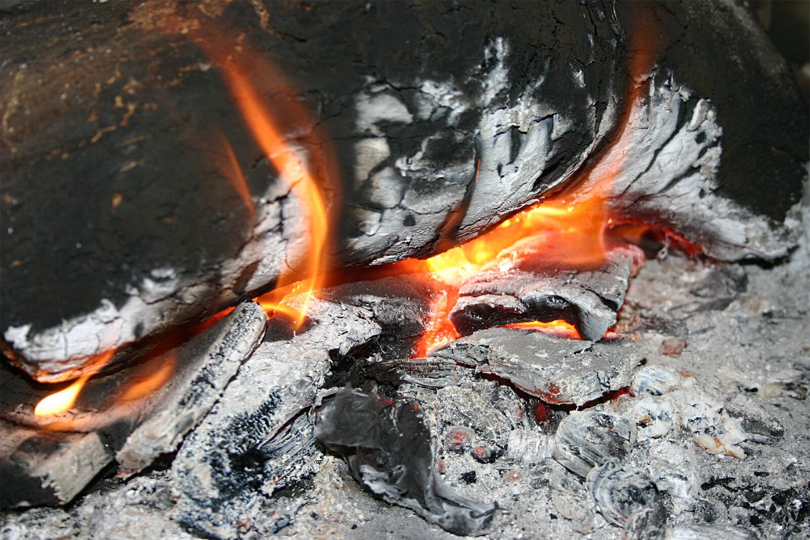 Canon EOS 300D (EOS Digital Rebel / EOS Kiss Digital) sample photo. Fire, fireplace, woods photography
