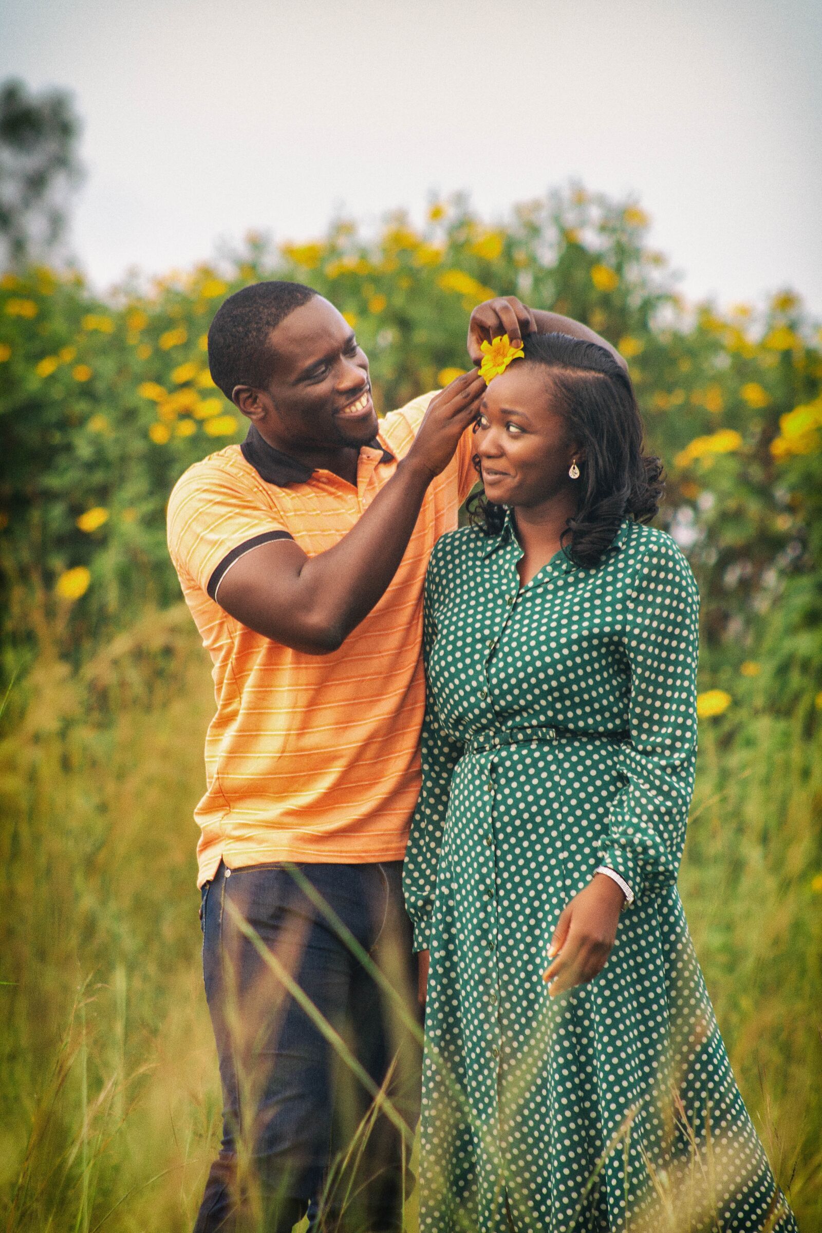 Canon EOS 7D + Canon EF 75-300mm f/4-5.6 sample photo. African, couple, love photography
