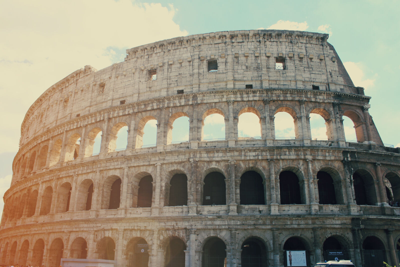 Canon EF-S 18-55mm F3.5-5.6 II sample photo. Colosseum, coliseum, flavian, amphitheatre photography