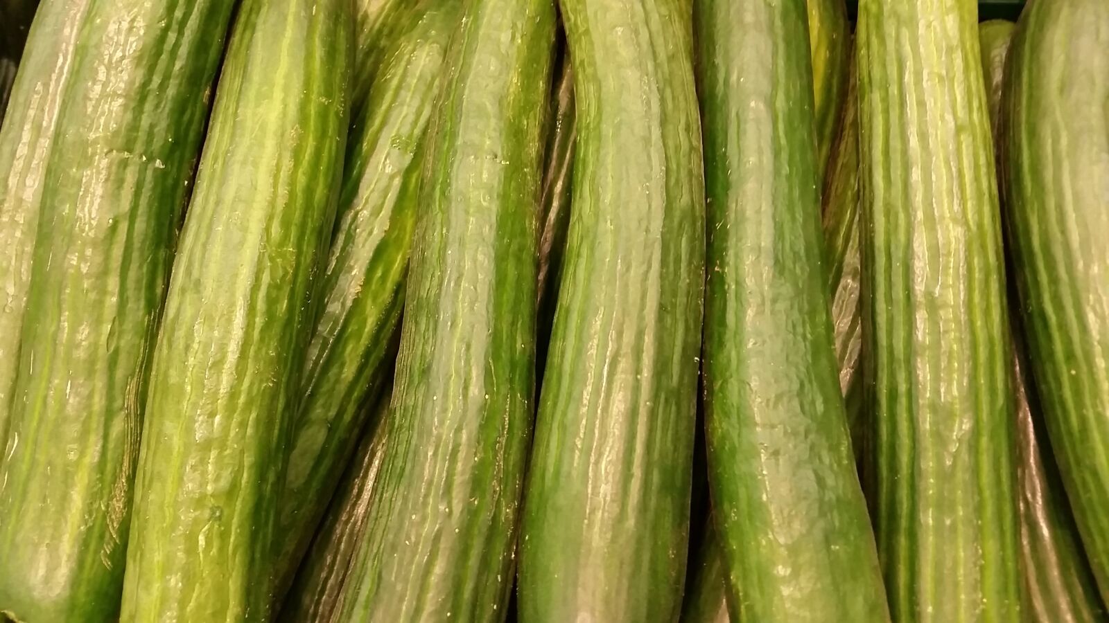 Samsung Galaxy S5 sample photo. Cucumbers, vegetables, green photography