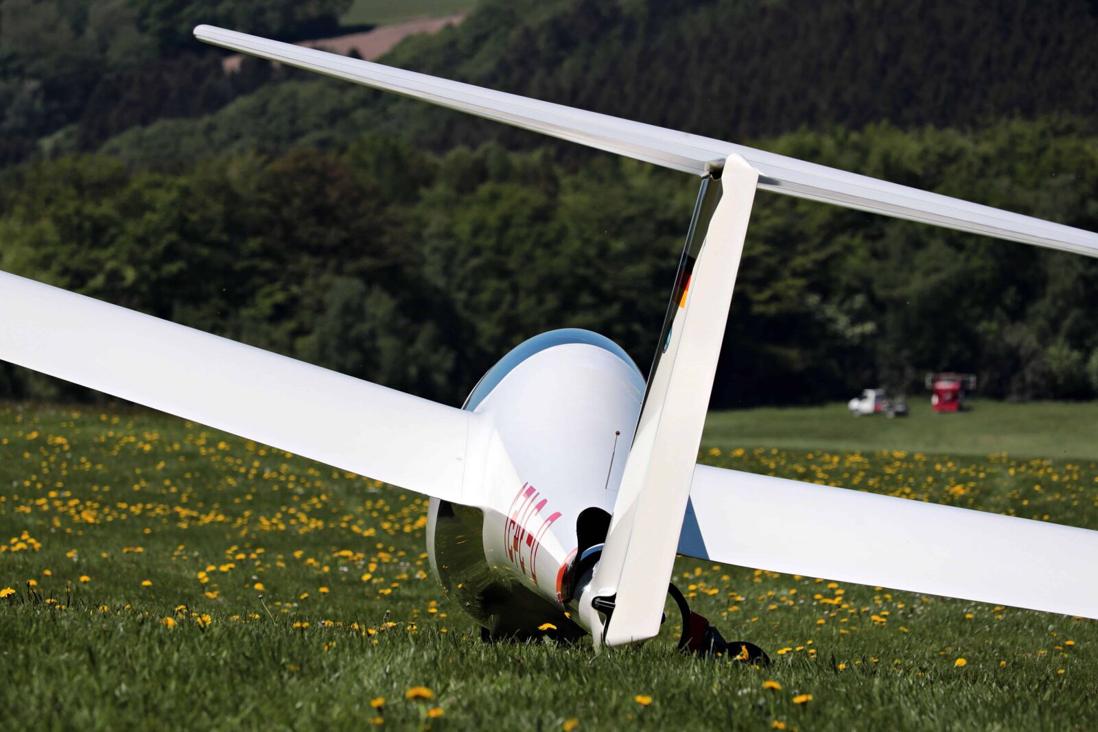 Canon EOS 80D sample photo. Airplane, glider, vehicle, rudder photography