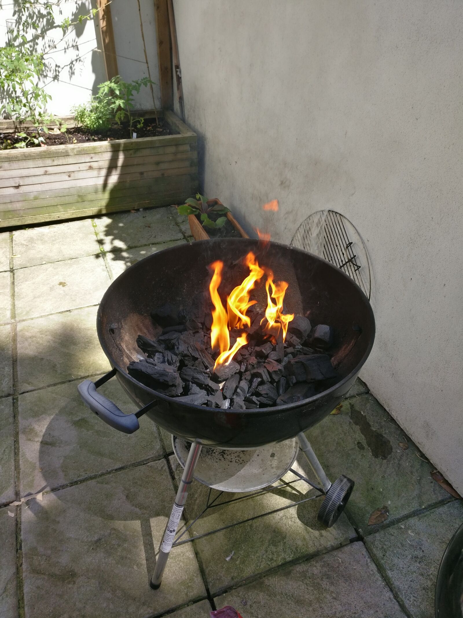 OnePlus A3003 sample photo. Barbecue, fire, flame, grill photography