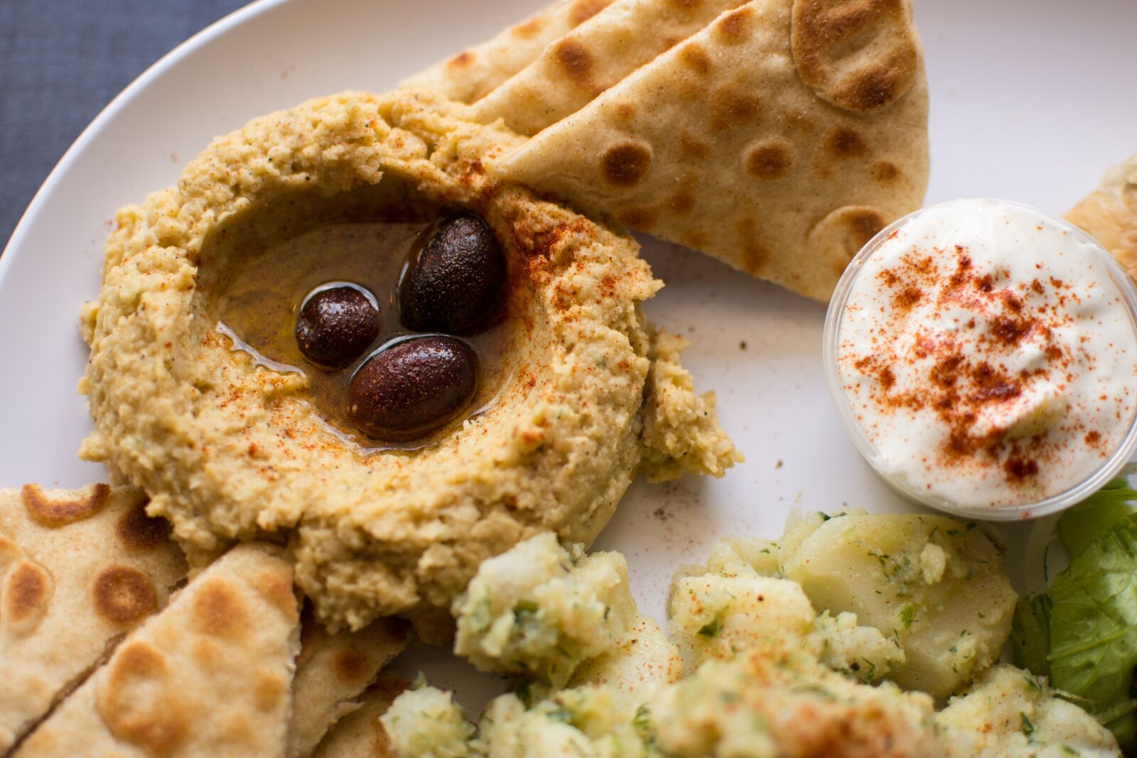 Nikon D7200 sample photo. Hummus, authentic greek, greek photography
