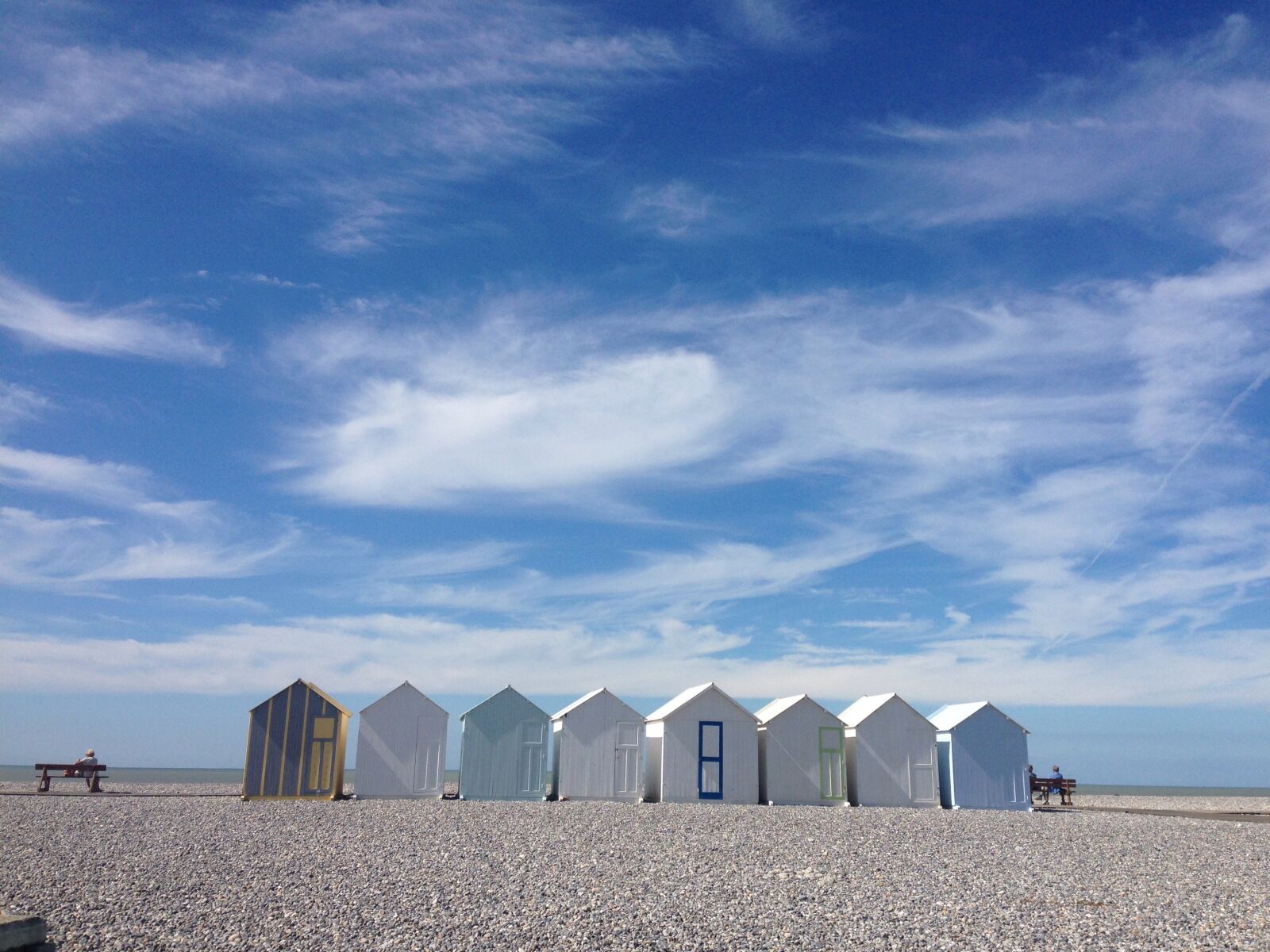 iPhone 5 back camera 4.12mm f/2.4 sample photo. Blue sky, beach, air photography