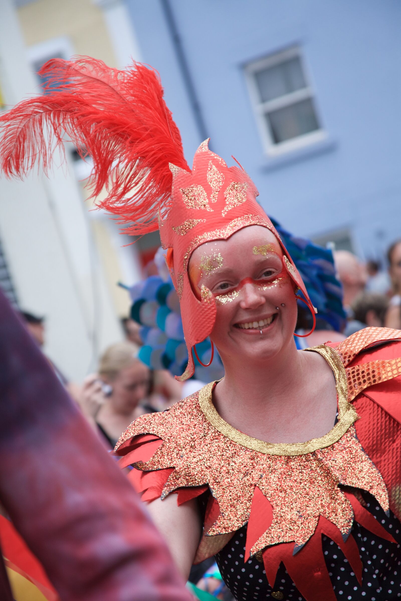 Canon EOS 5D sample photo. Carnival, red, smile photography