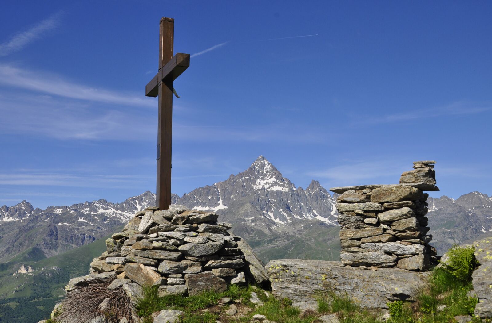 Nikon D5000 sample photo. Mountain, summit, alps photography