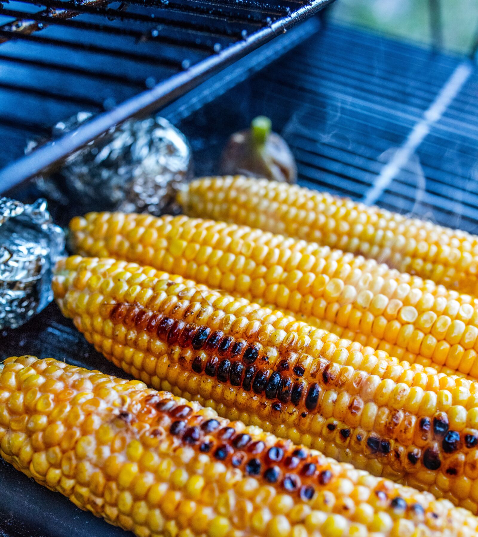 Canon EOS 5DS R sample photo. Grill, corn, bbq photography