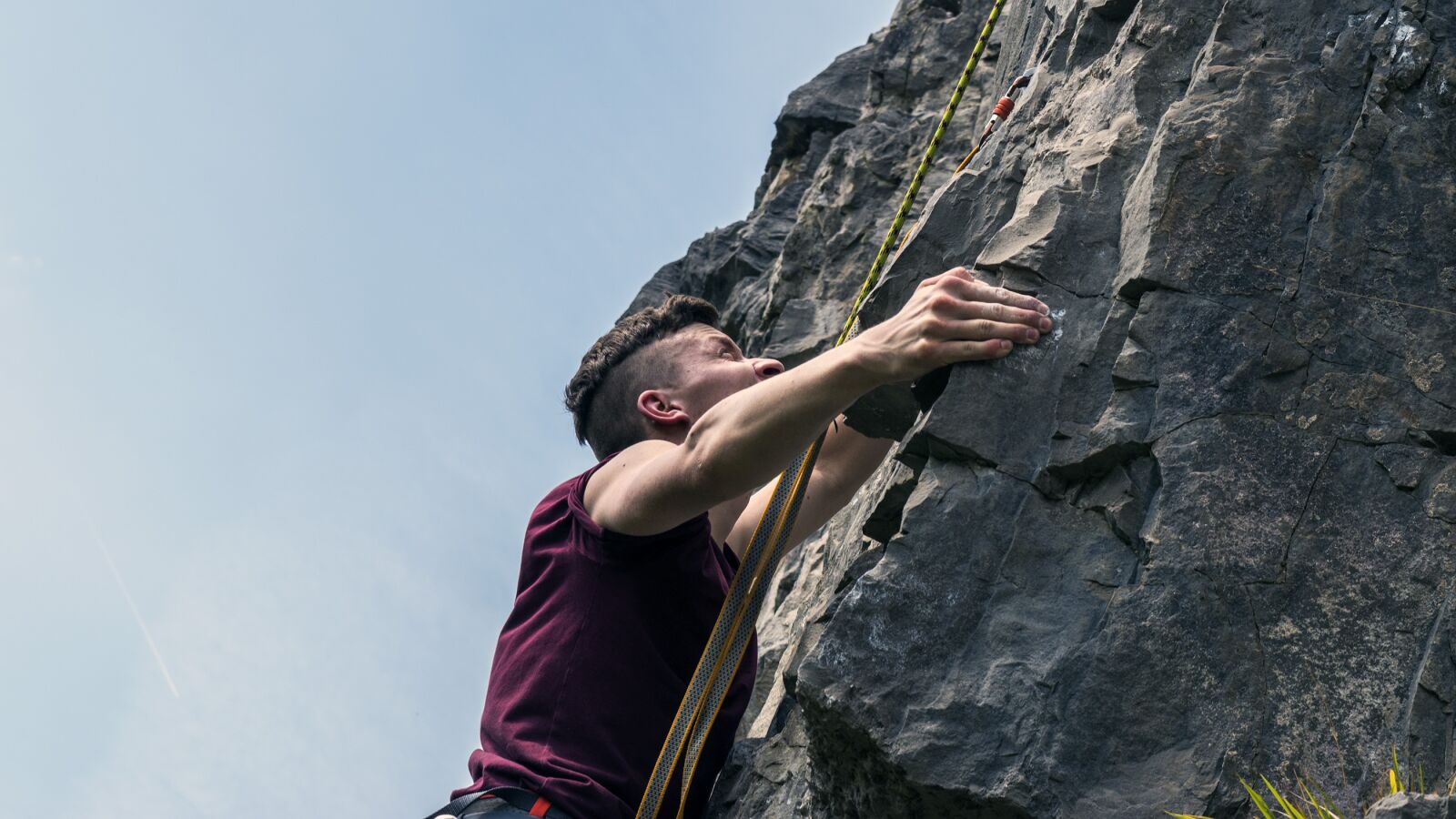 Nikon D5500 sample photo. Climbing, climber, sport photography