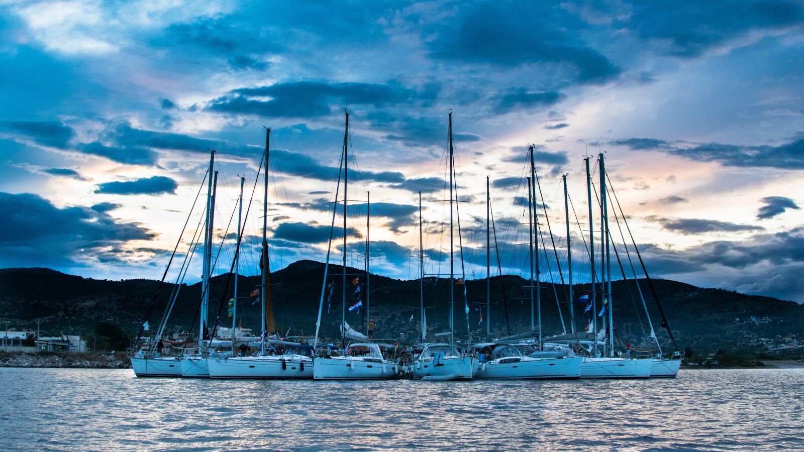 Nikon D3300 sample photo. Cyclades, sailboats, sailing photography