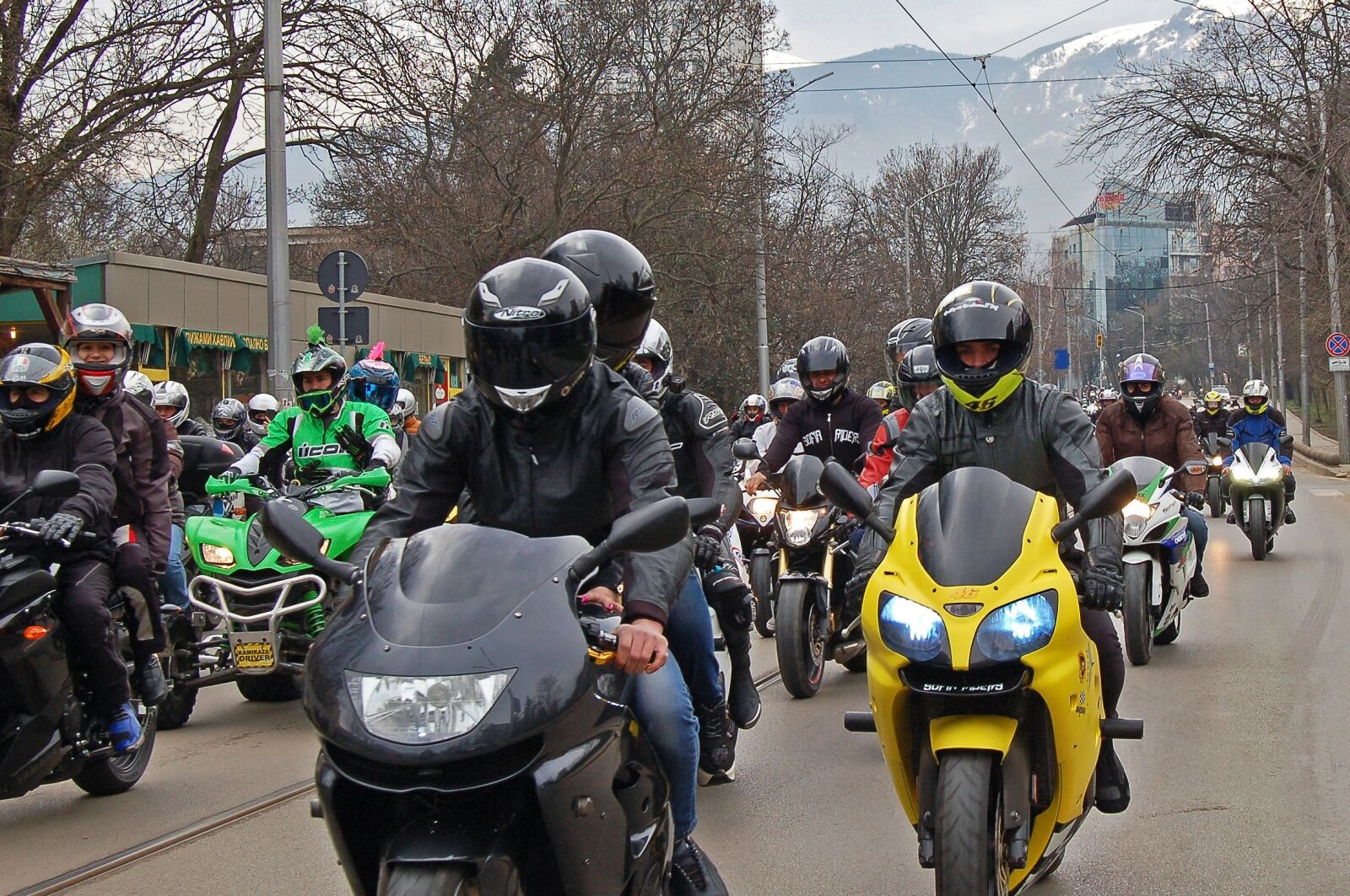 Nikon D50 sample photo. Motorcycle, rally, spring photography