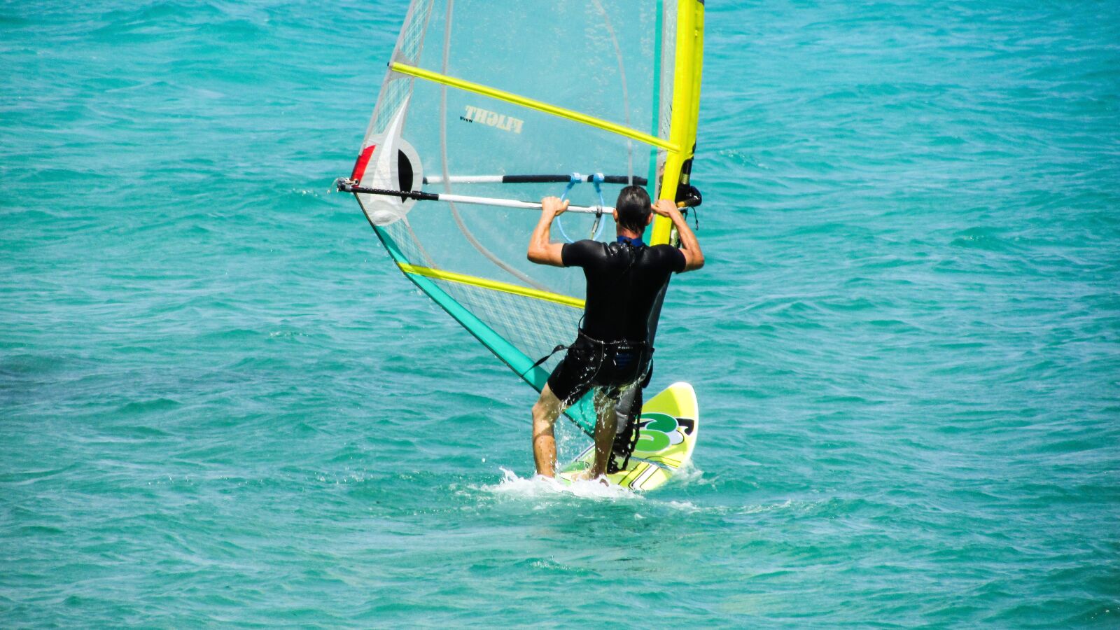 Canon PowerShot SX400 IS sample photo. Windsurfing, sport, sea photography