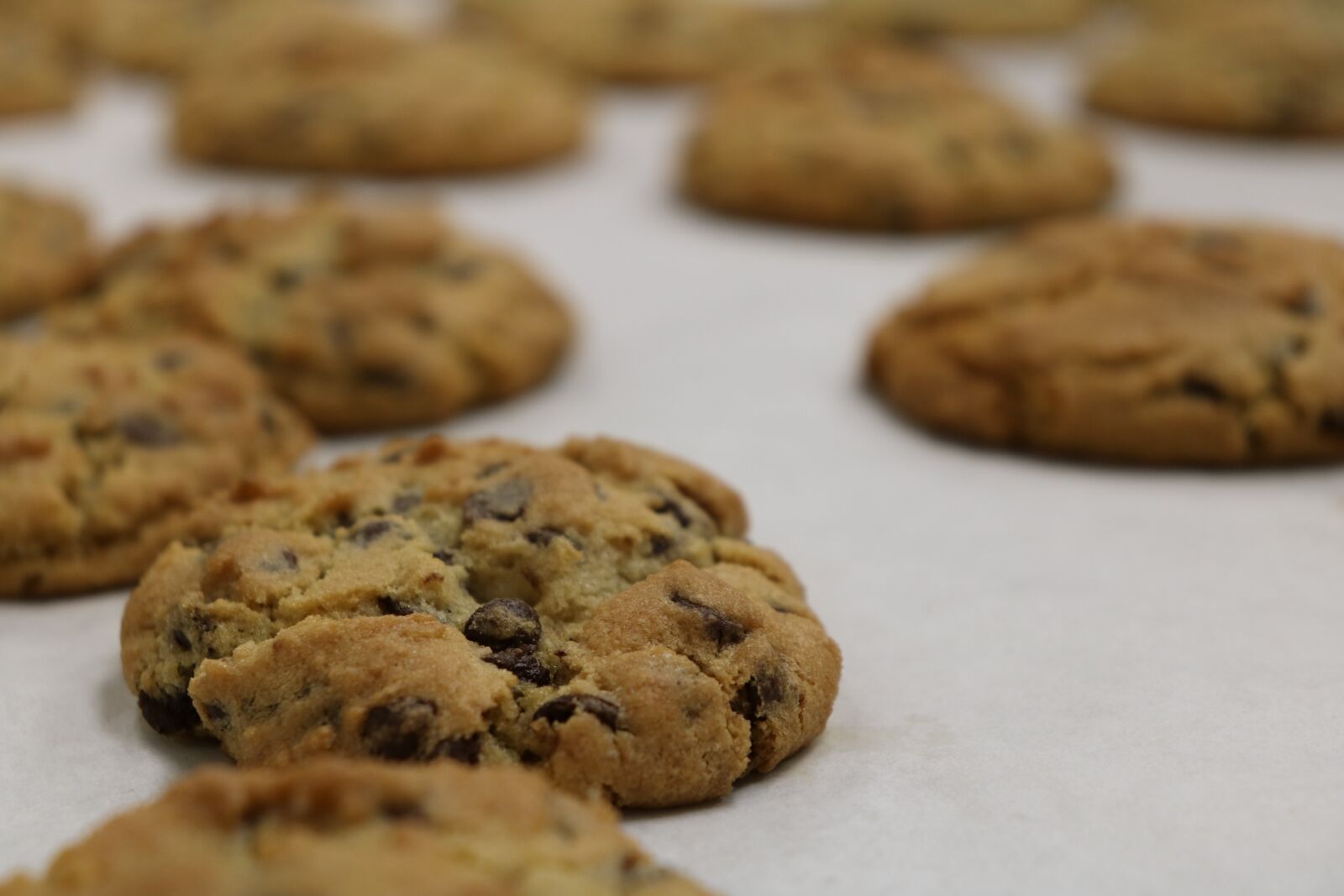 Canon EOS 750D (EOS Rebel T6i / EOS Kiss X8i) sample photo. Cookie, chocolate chip, baking photography