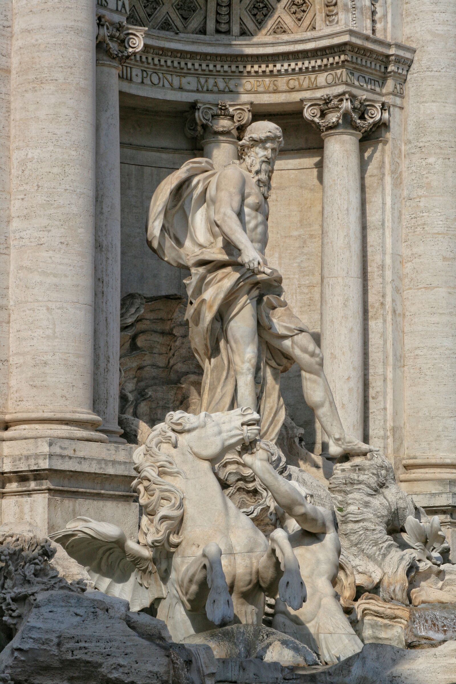 Canon EOS 400D (EOS Digital Rebel XTi / EOS Kiss Digital X) sample photo. Italy, rome, trevi fountain photography