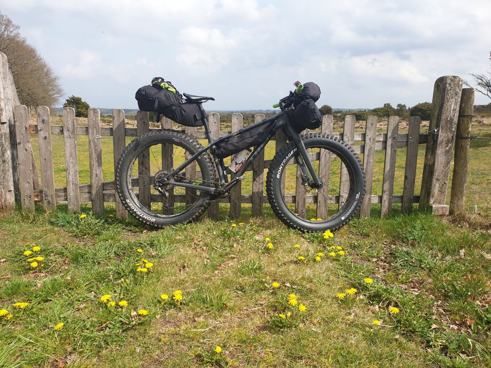 Samsung Galaxy S9+ sample photo. Bikepacking, mountain bike, fatbike photography