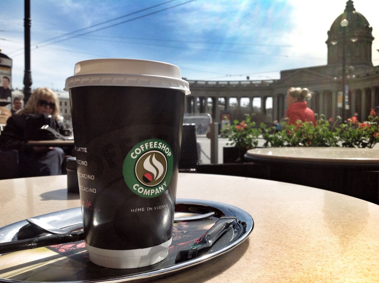 Apple iPad sample photo. City, coffee, coffeehouse photography