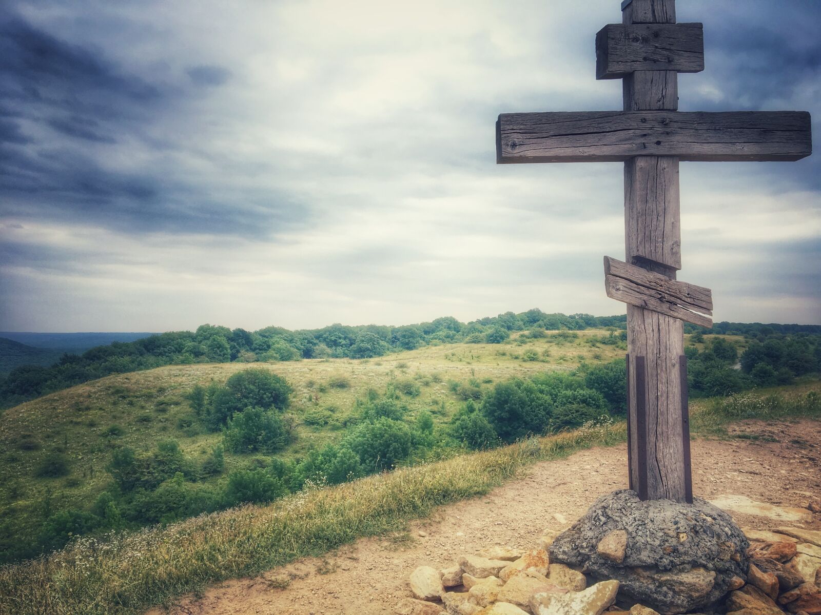 Apple iPhone 6s sample photo. Cross, orthodoxy, sky photography