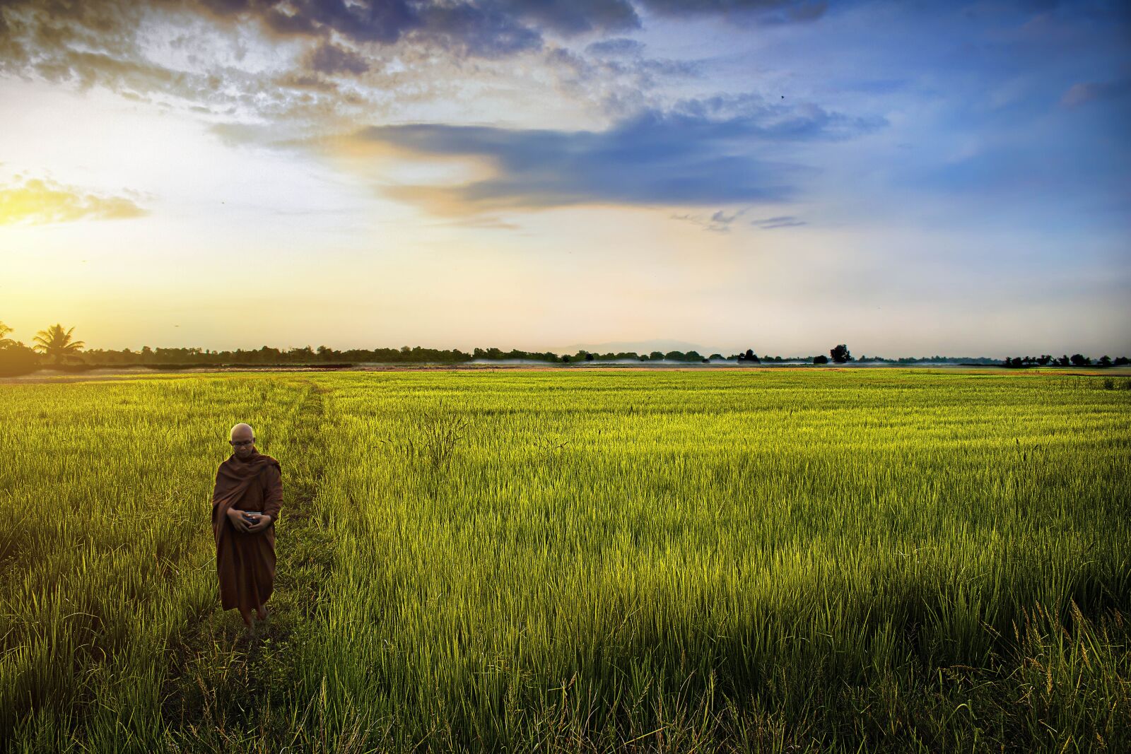 Canon EOS 750D (EOS Rebel T6i / EOS Kiss X8i) sample photo. Monk, buddhist, aim round photography
