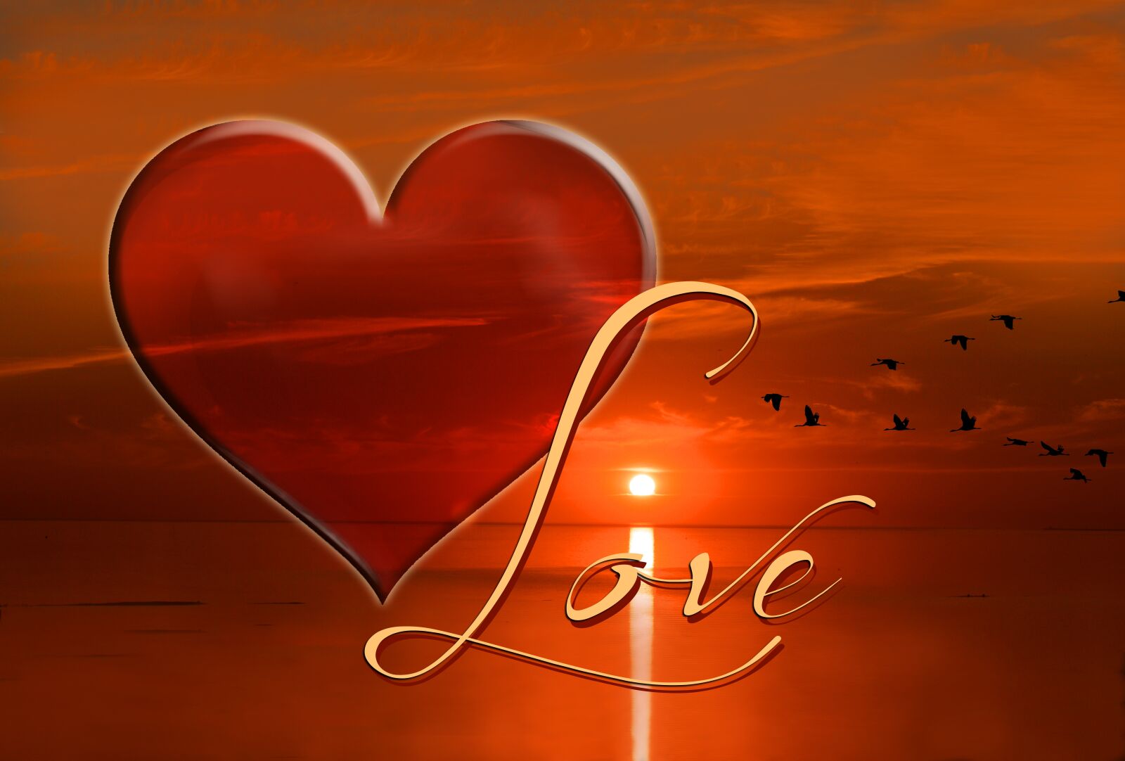 Nikon D3200 sample photo. Heart, sunset, love photography