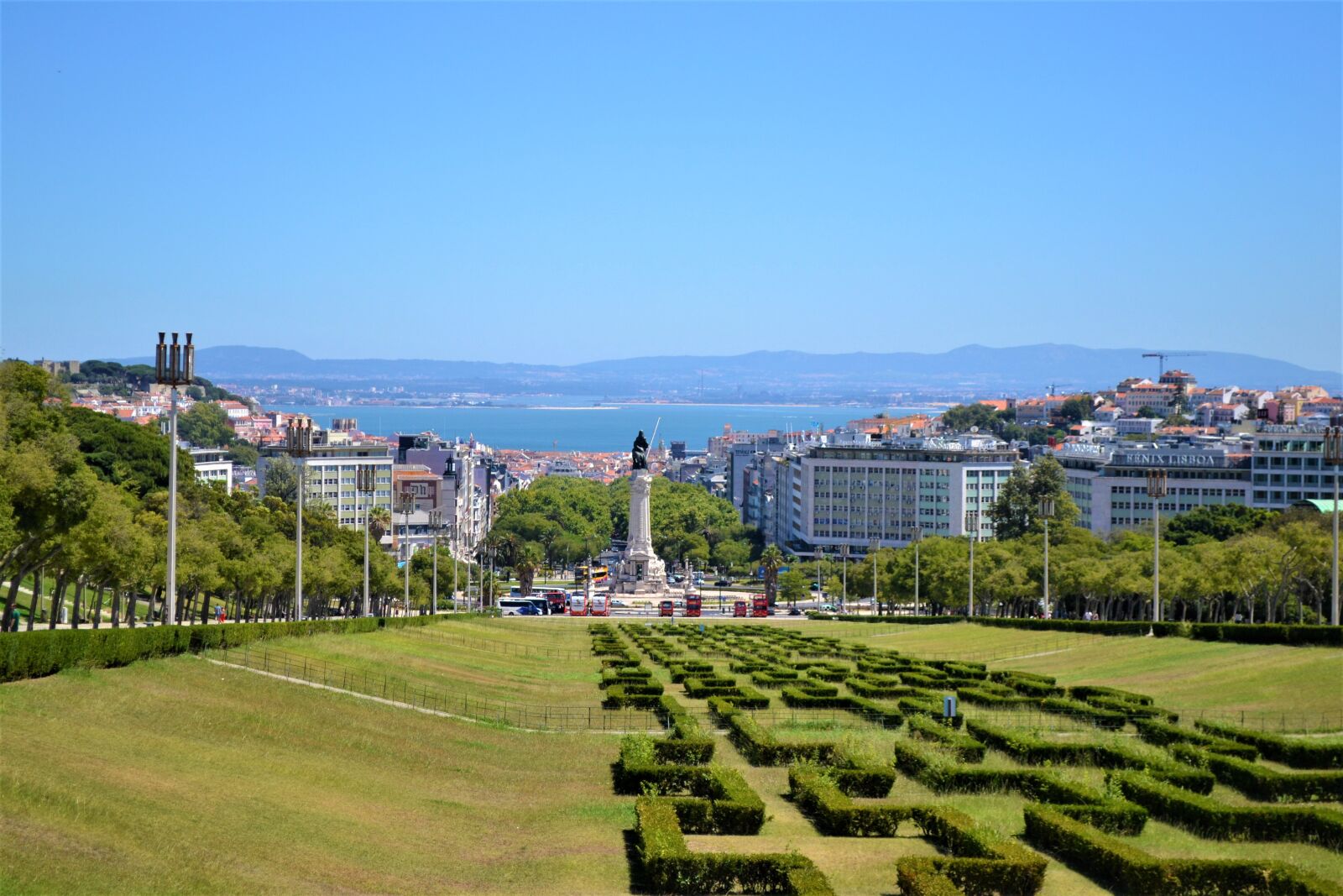 Nikon D3100 sample photo. Lisbon, park, view photography