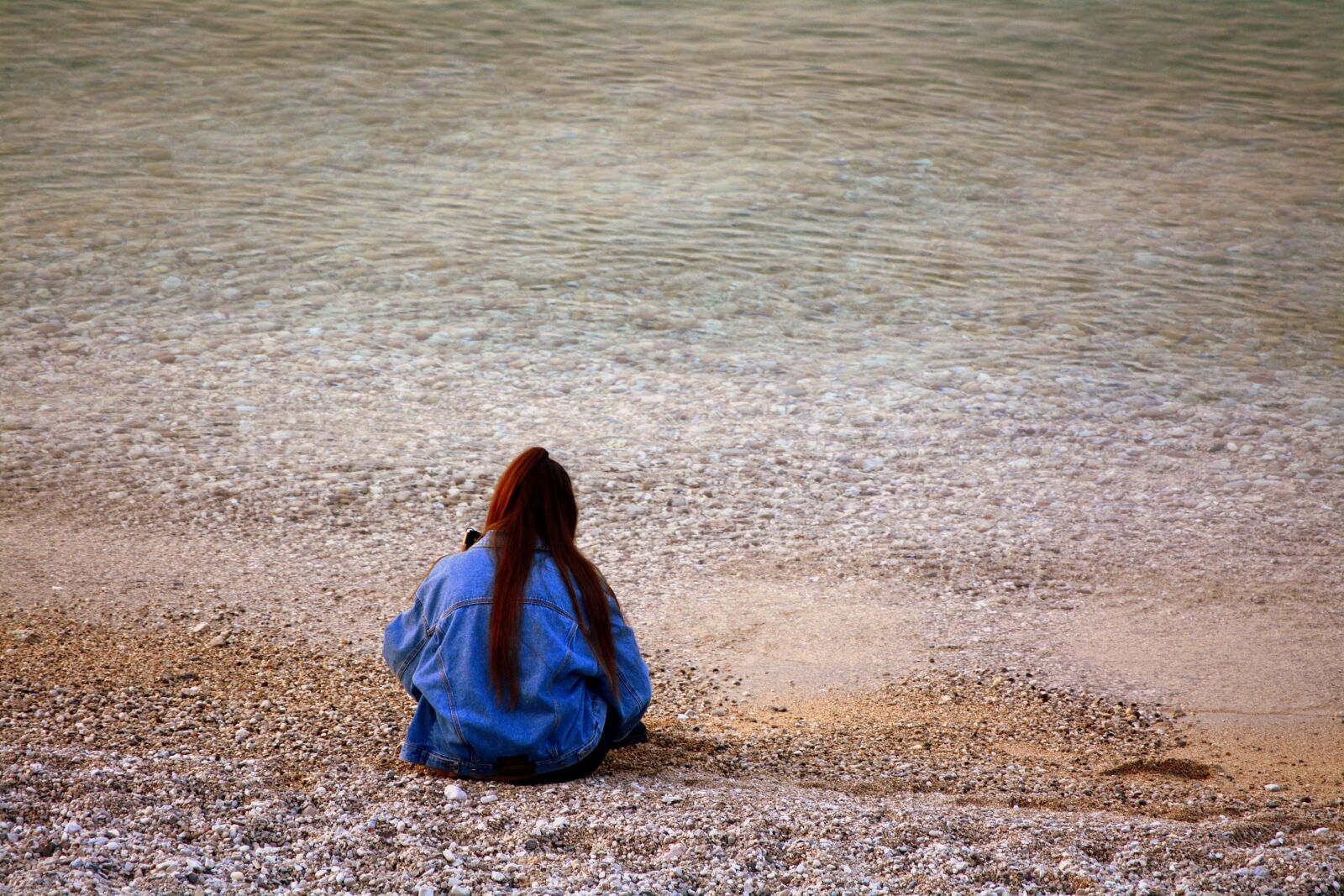 Nikon D7100 sample photo. Solitude, beach, woman photography