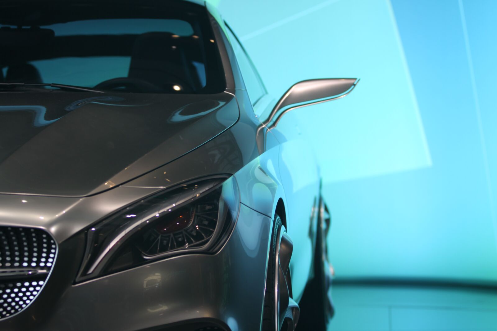 Canon EOS 50D sample photo. Auto, mercedes benz, silver photography