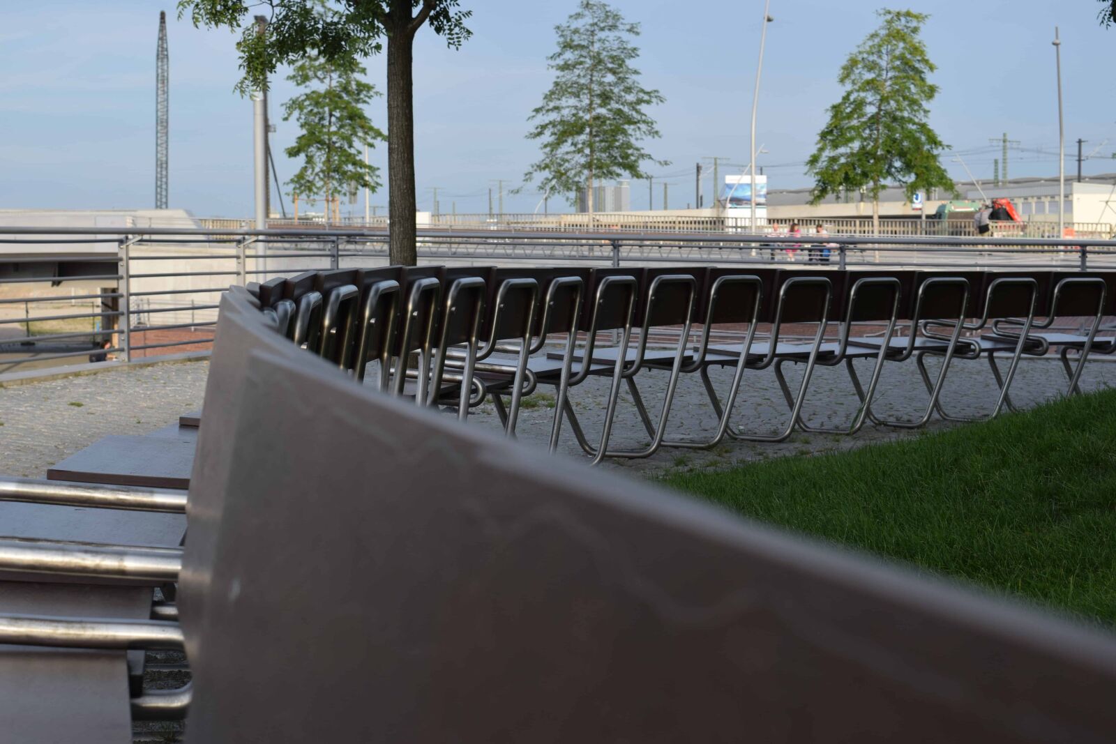 Nikon D3300 sample photo. Street, park, chair, tree photography