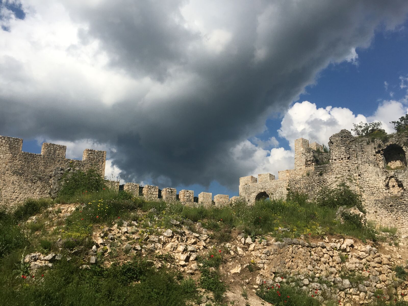 Apple iPhone 6s sample photo. Castle, cloud, fortress photography