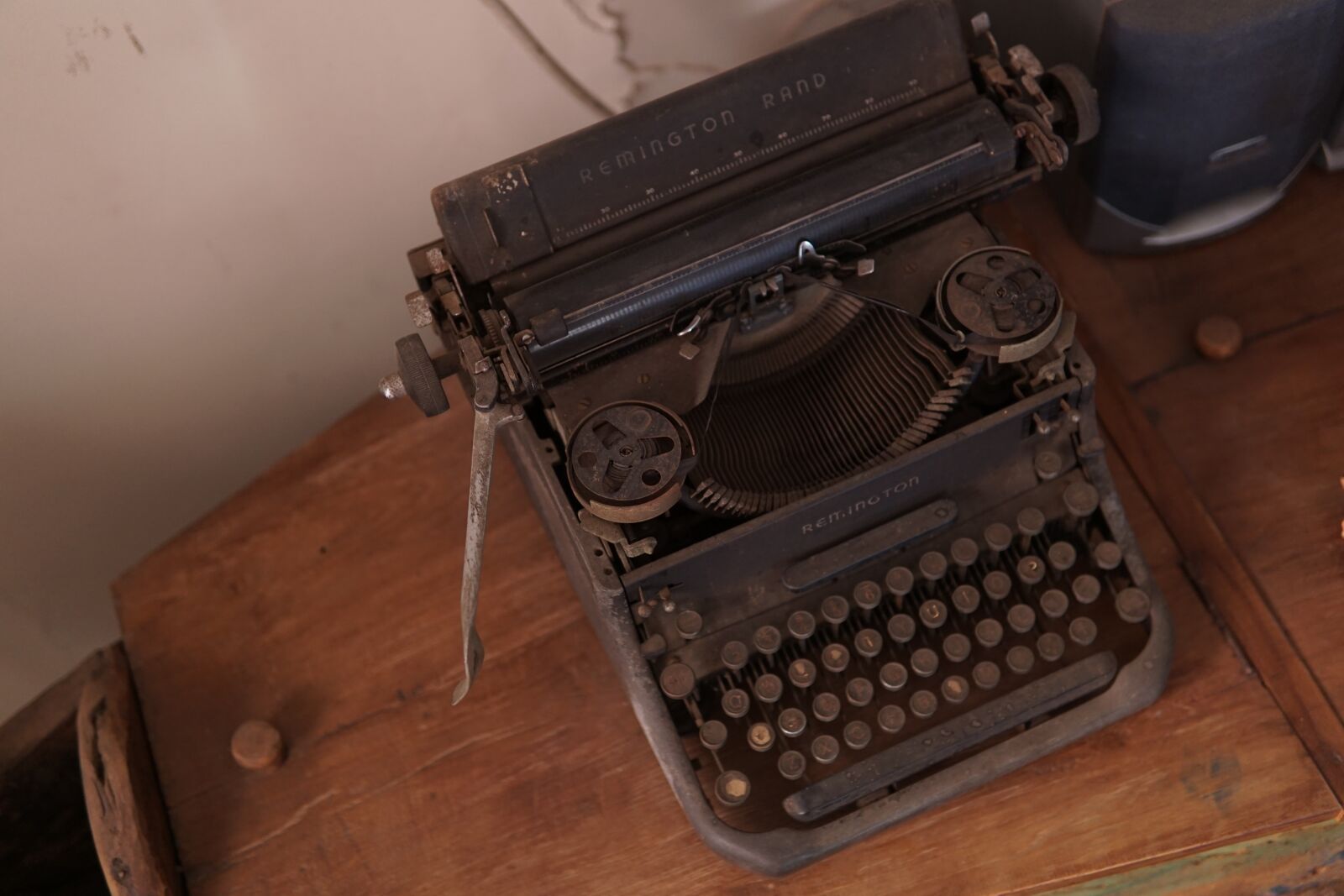 30mm F1.4 DC DN | Contemporary 016 sample photo. Typewriter, antique, old photography