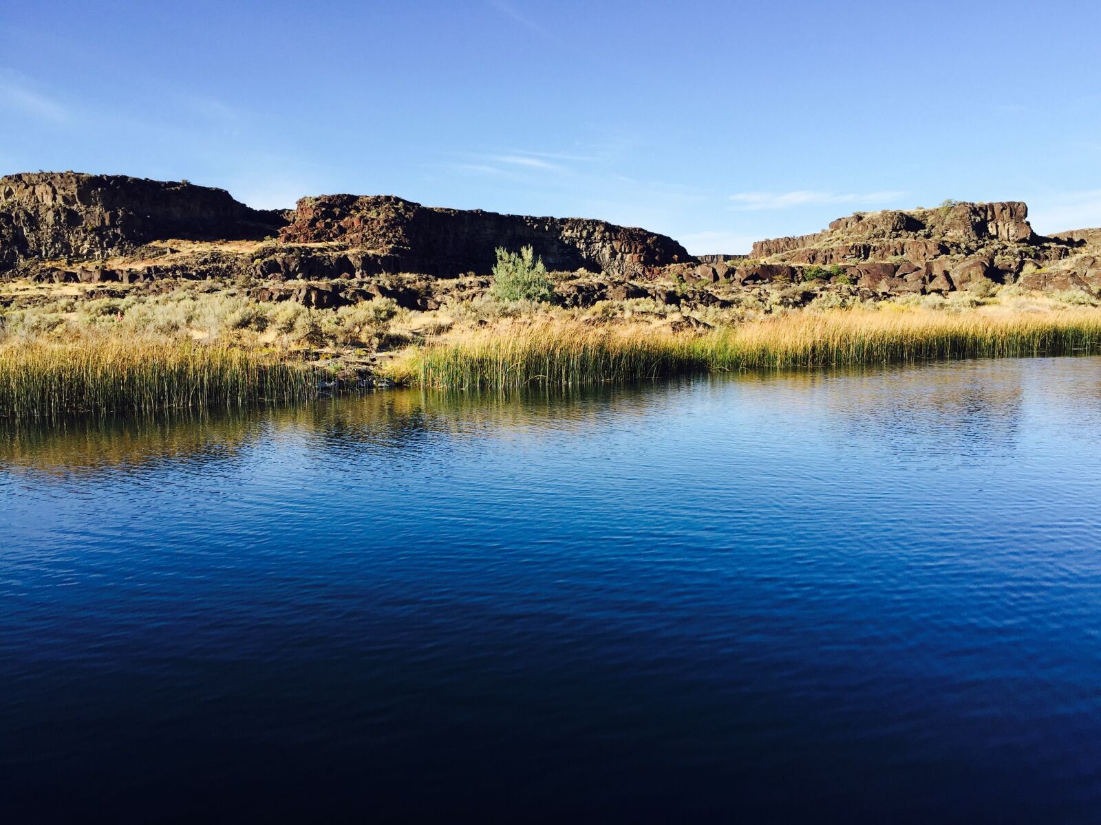 iPhone 6 Plus back camera 4.15mm f/2.2 sample photo. Lake, blue, landscape photography