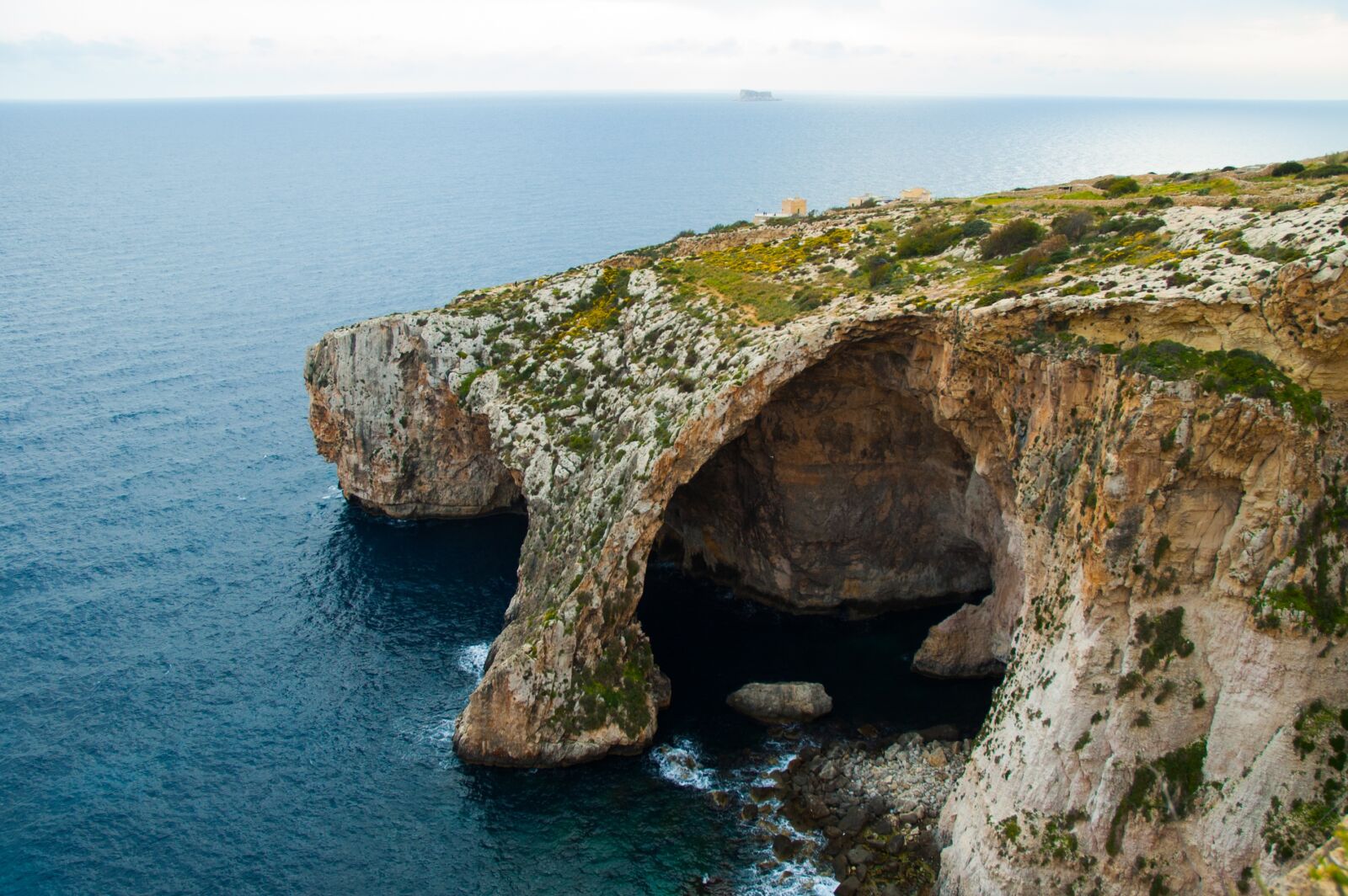 Nikon D70 sample photo. Malta, blue grotto, water photography