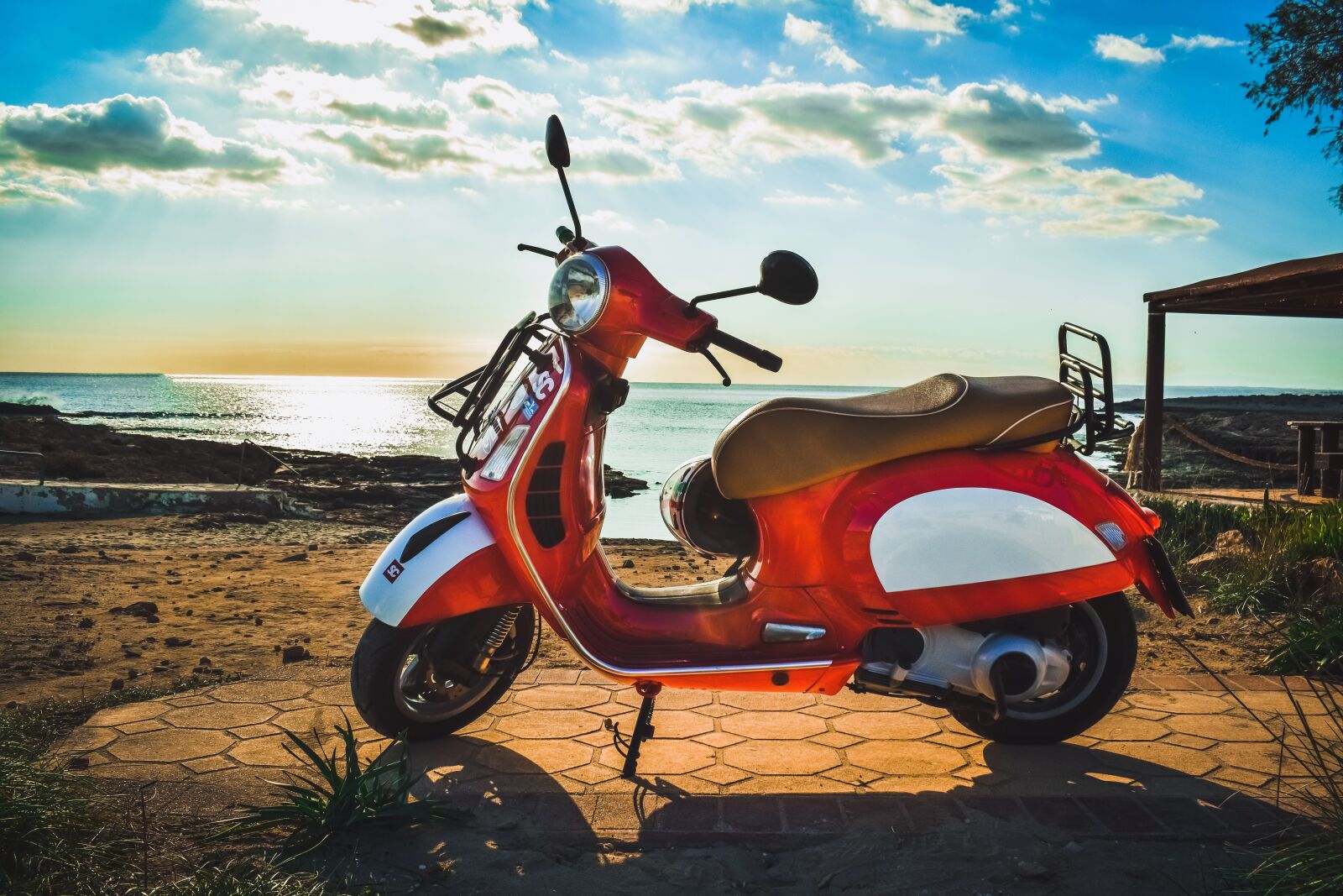 Nikon D3300 sample photo. Vespa, bike, motorbike photography