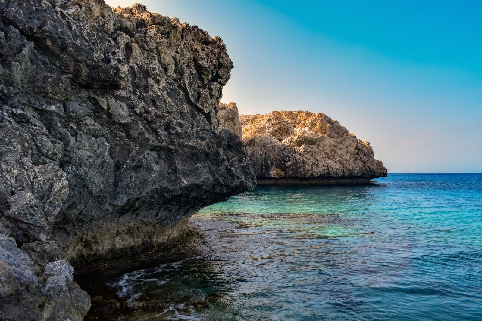 Nikon D3300 sample photo. Cyprus, cavo greko, rock photography