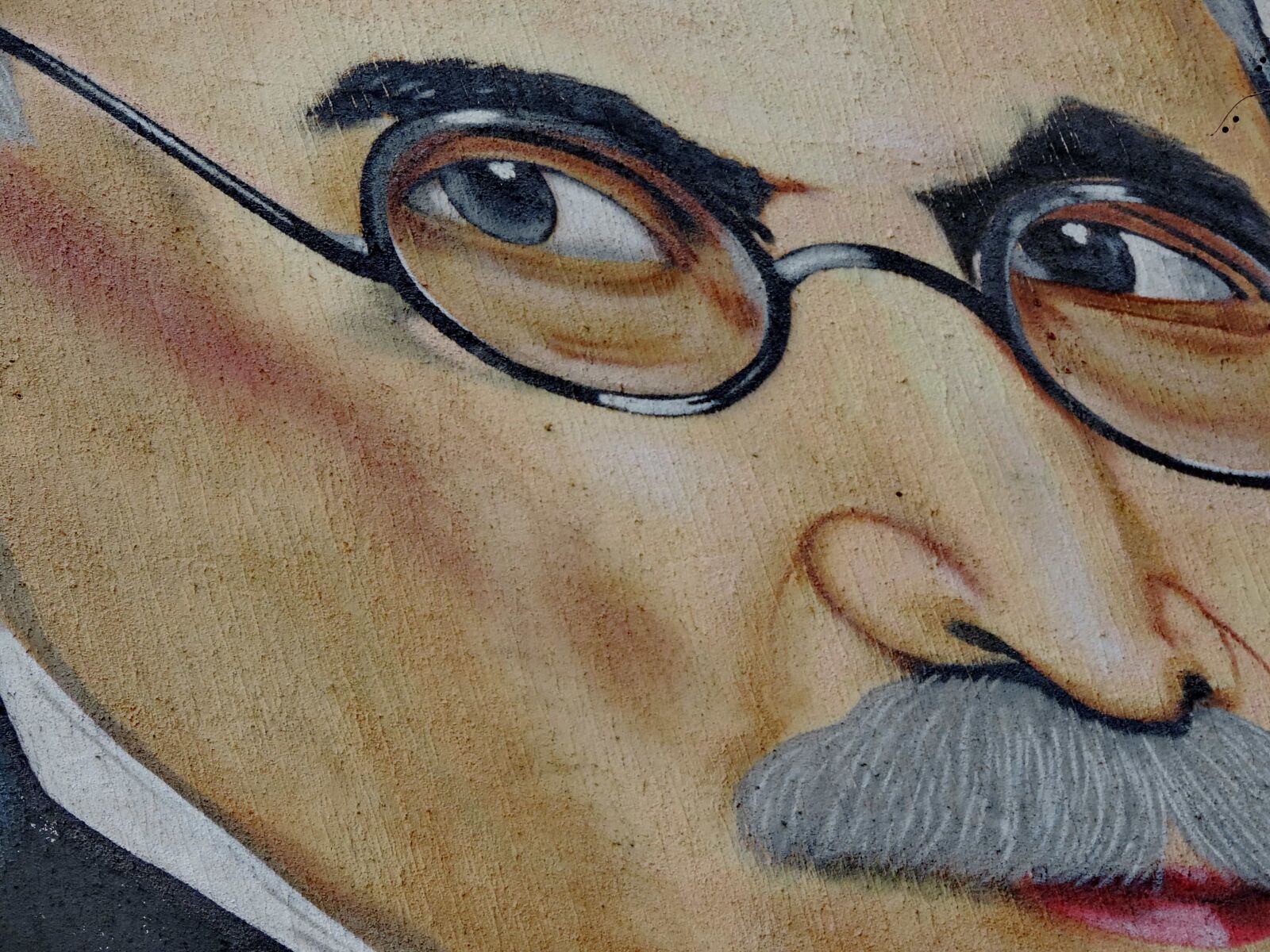 Nikon Coolpix P520 sample photo. Eyeglasses, face, graffiti, nose photography