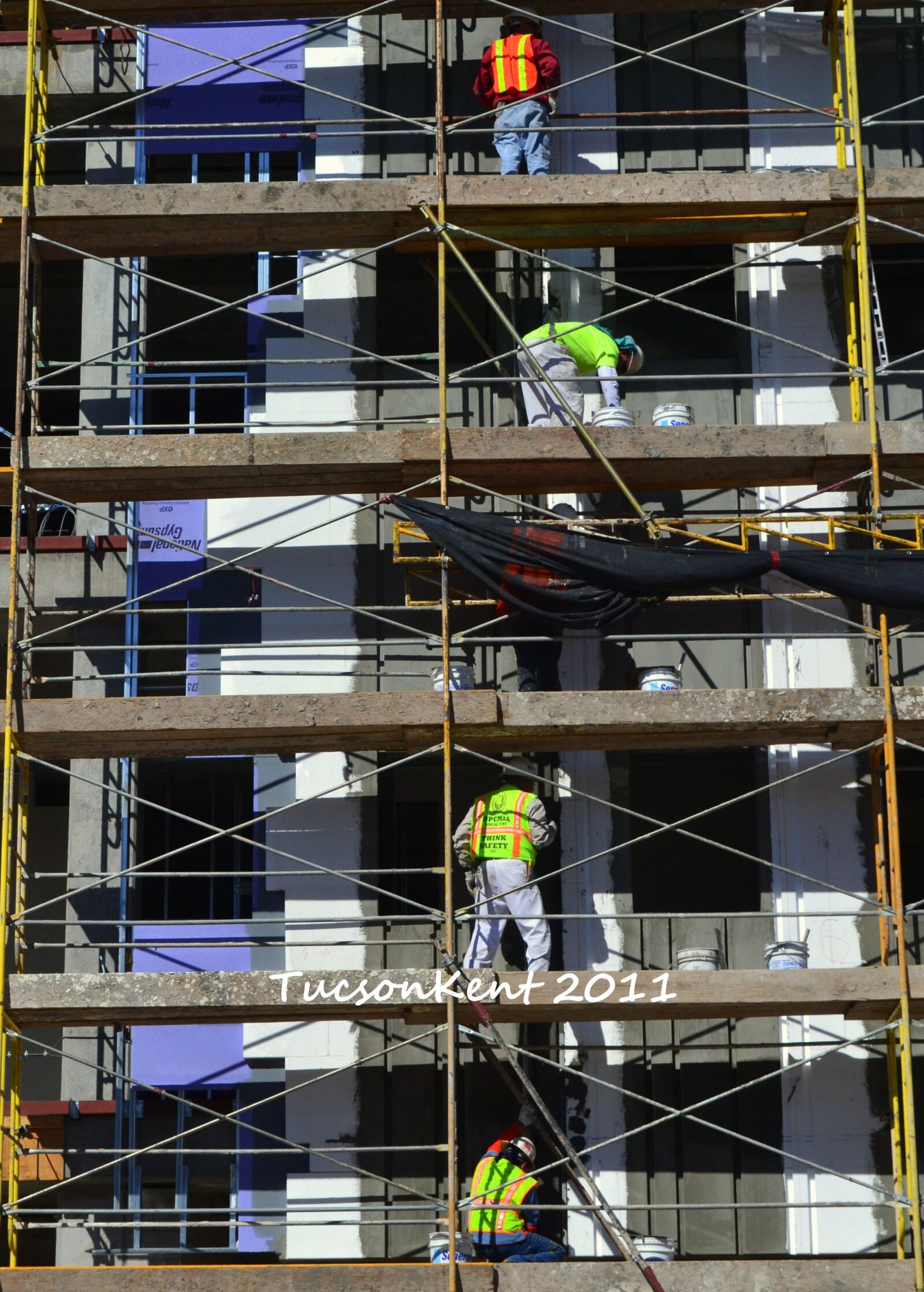 Nikon D3100 sample photo. Construction crew, building, site photography