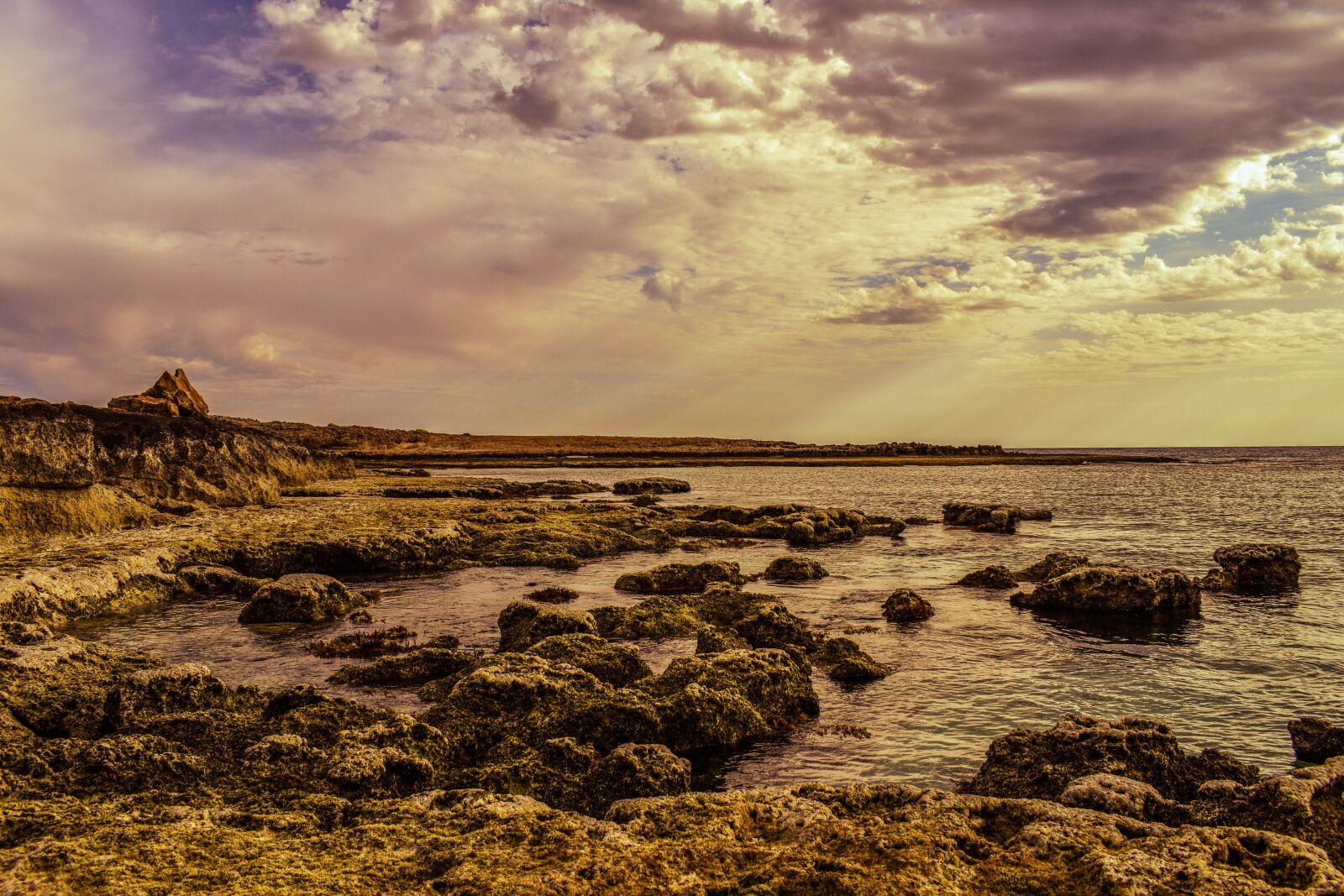 Nikon D3300 sample photo. Rocky coast, sea, sky photography