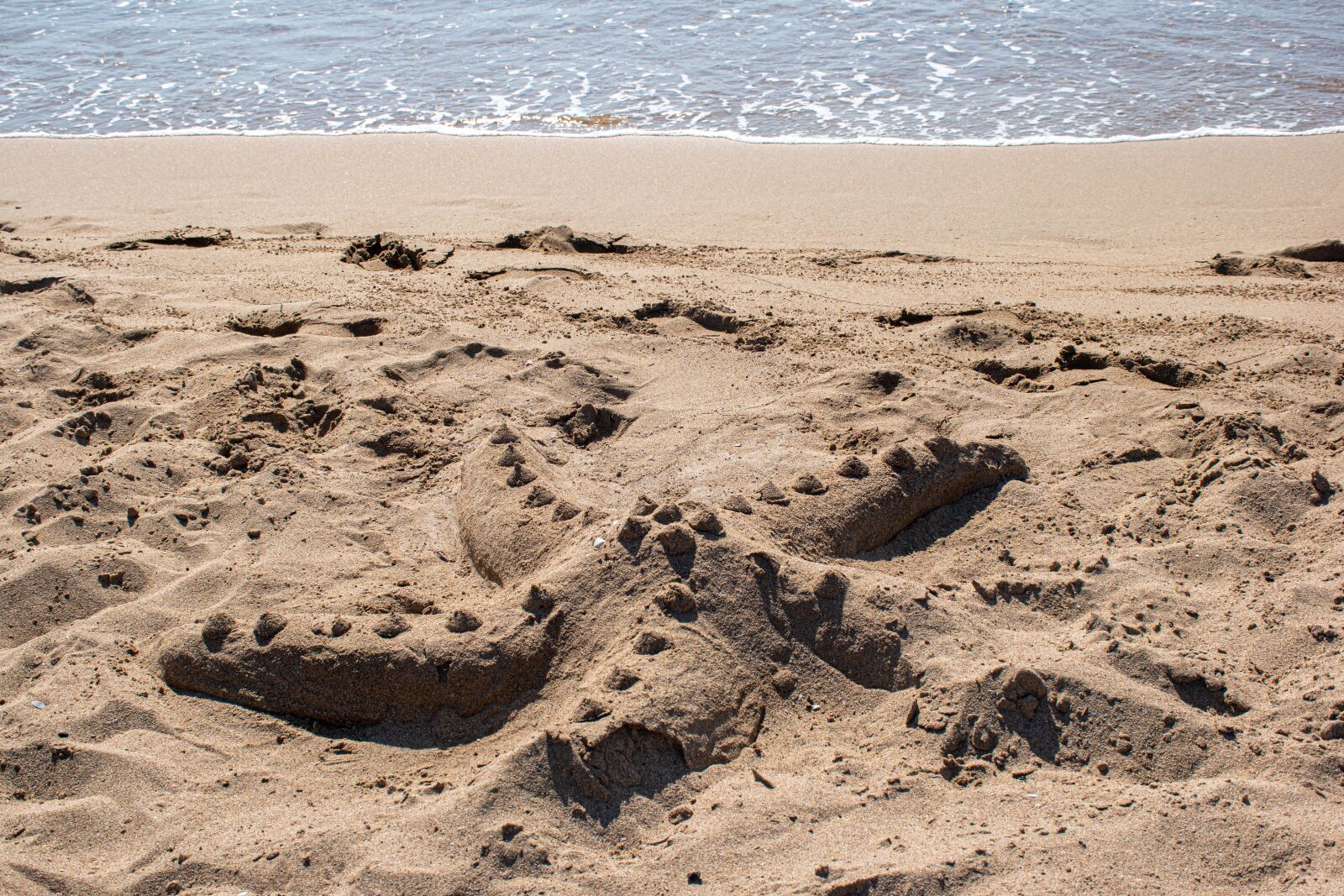 Nikon D5600 sample photo. Sand, sculpture, beach photography