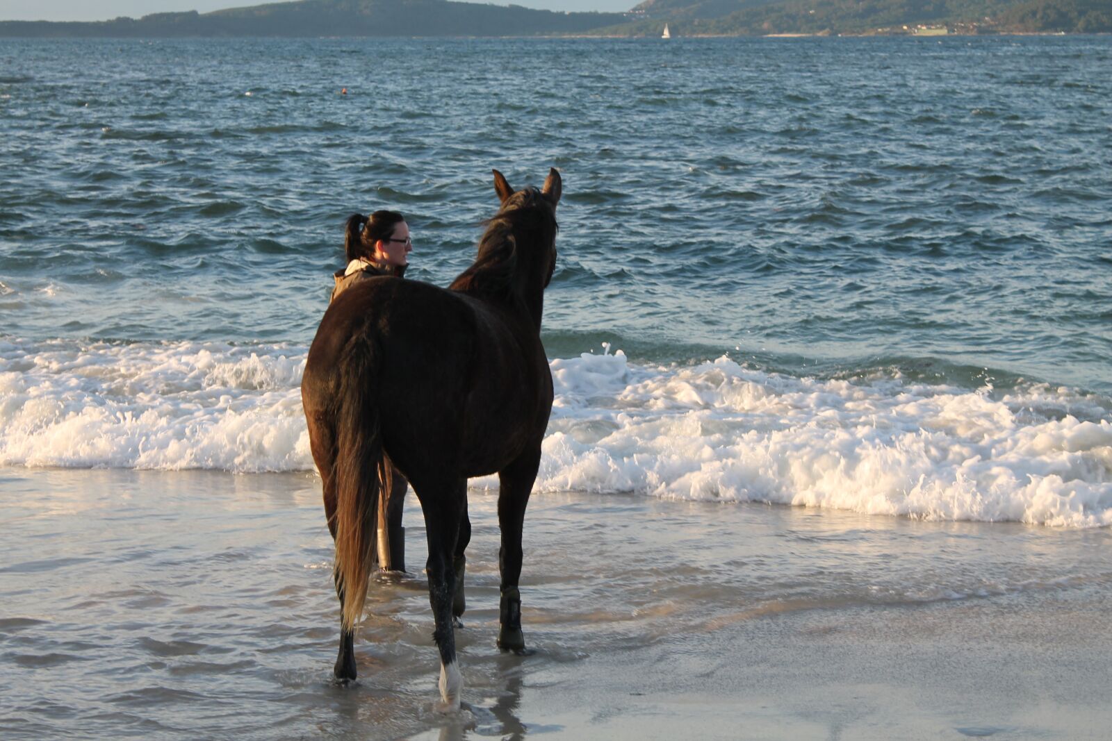 Canon EOS 1100D (EOS Rebel T3 / EOS Kiss X50) sample photo. Horse, beach, vigo photography