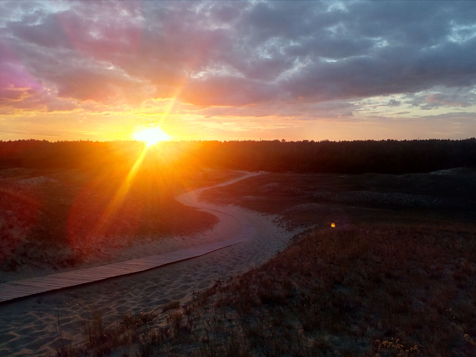 HUAWEI Y5II sample photo. Beach, bushes, clouds, dawn photography