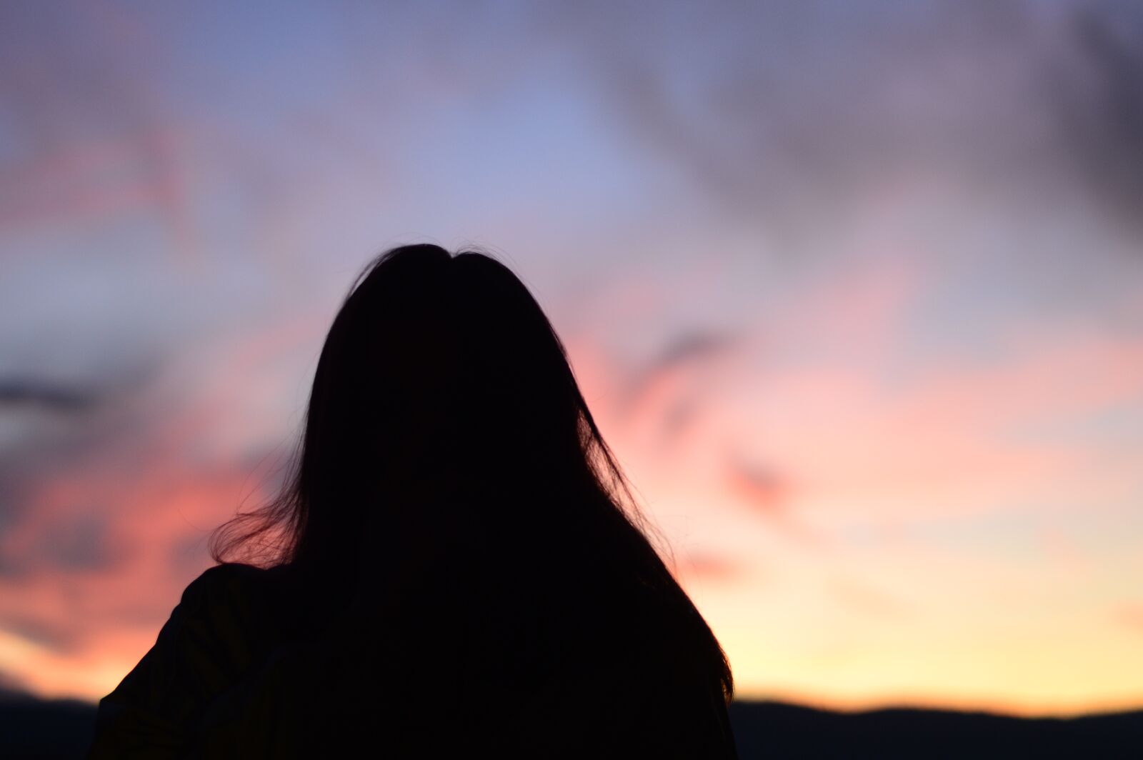 Nikon D3200 sample photo. Sunset, girl, hair photography