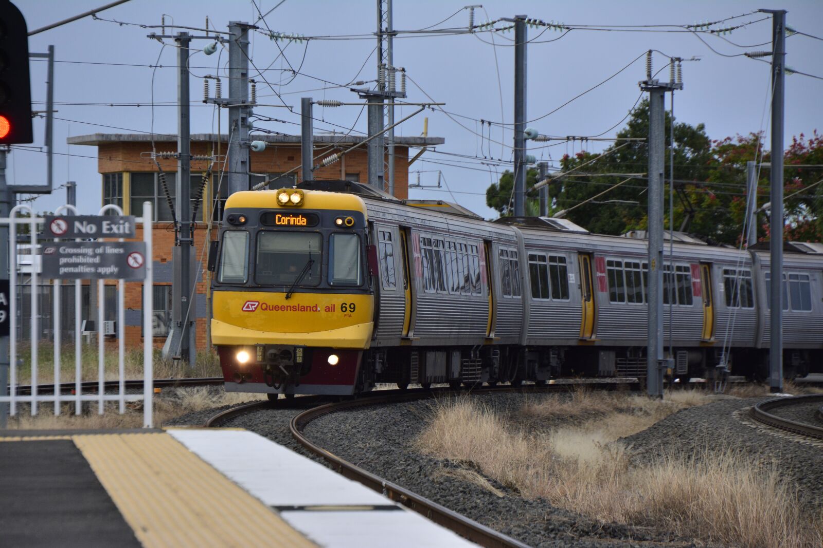 Nikon D5200 sample photo. Australia, brisbane, train photography