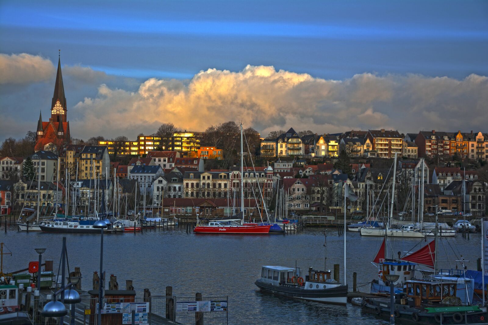 Nikon D5200 sample photo. Port, city, clouds photography