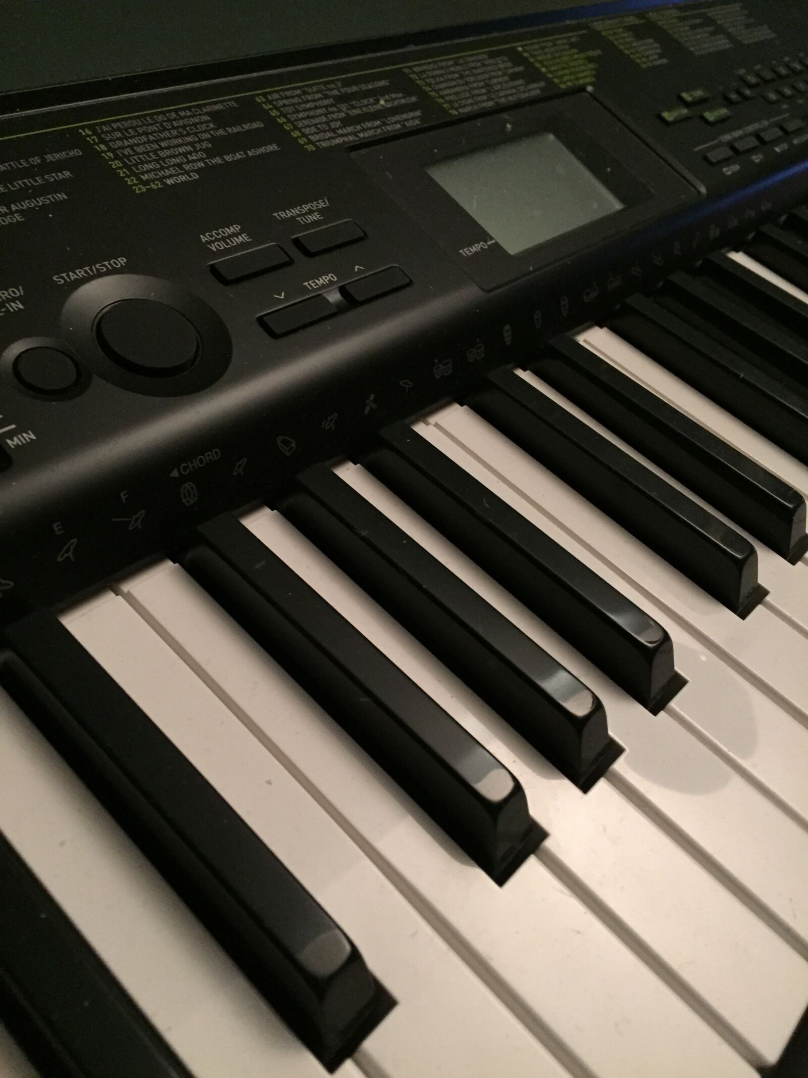 iPhone 6 back camera 4.15mm f/2.2 sample photo. Electronic, keyboard, piano photography