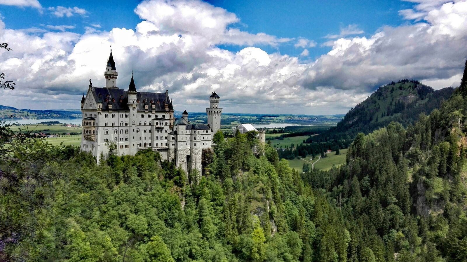 HUAWEI P8 Lite sample photo. Neuschwanstein, germany, nature photography